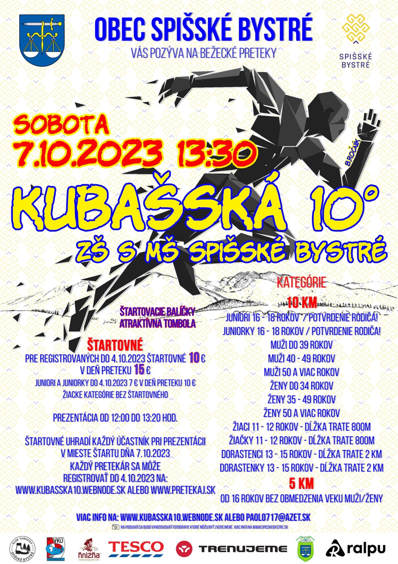 Bežecké preteky Kubašská 10°