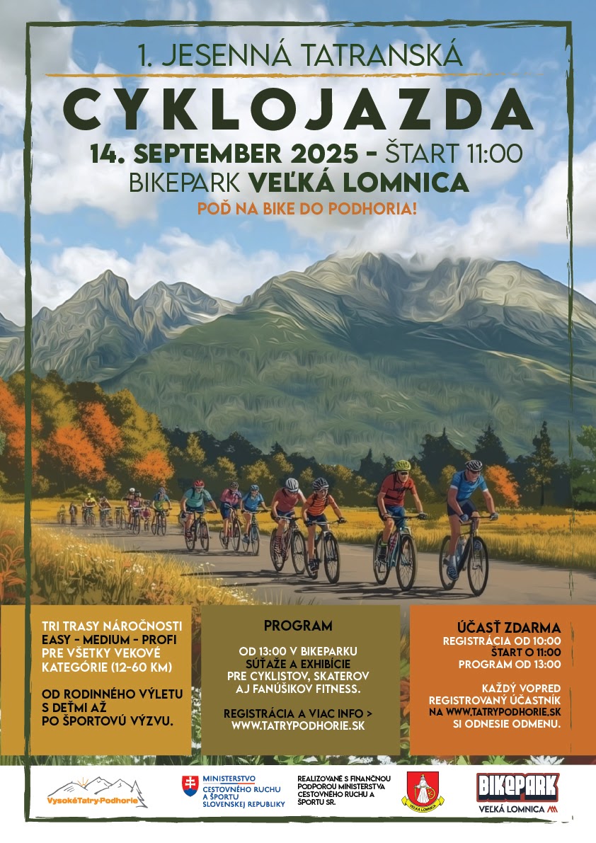 1. Jesenná Tatranská cyklojazda