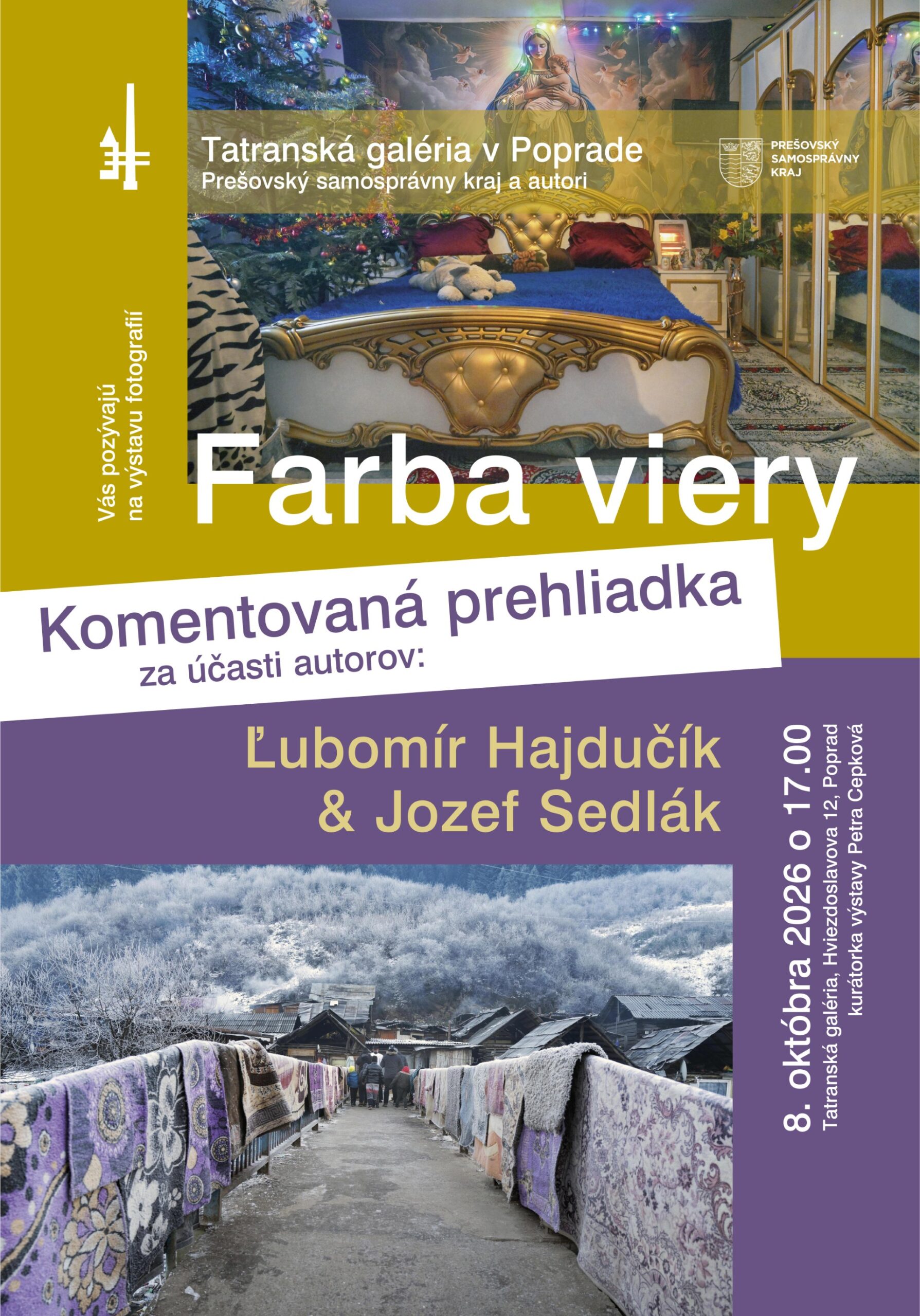 Komentovaná prehliadka fotografickej výstavy FARBA VIERY