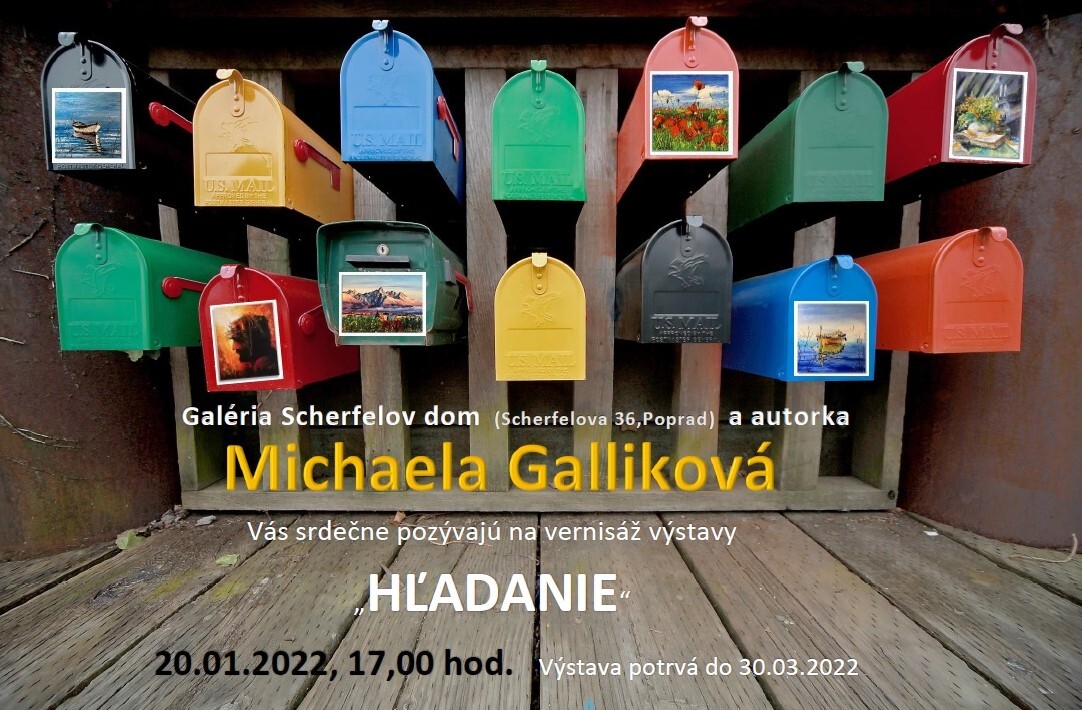 Výstava Michaela Galliková – Hľadanie