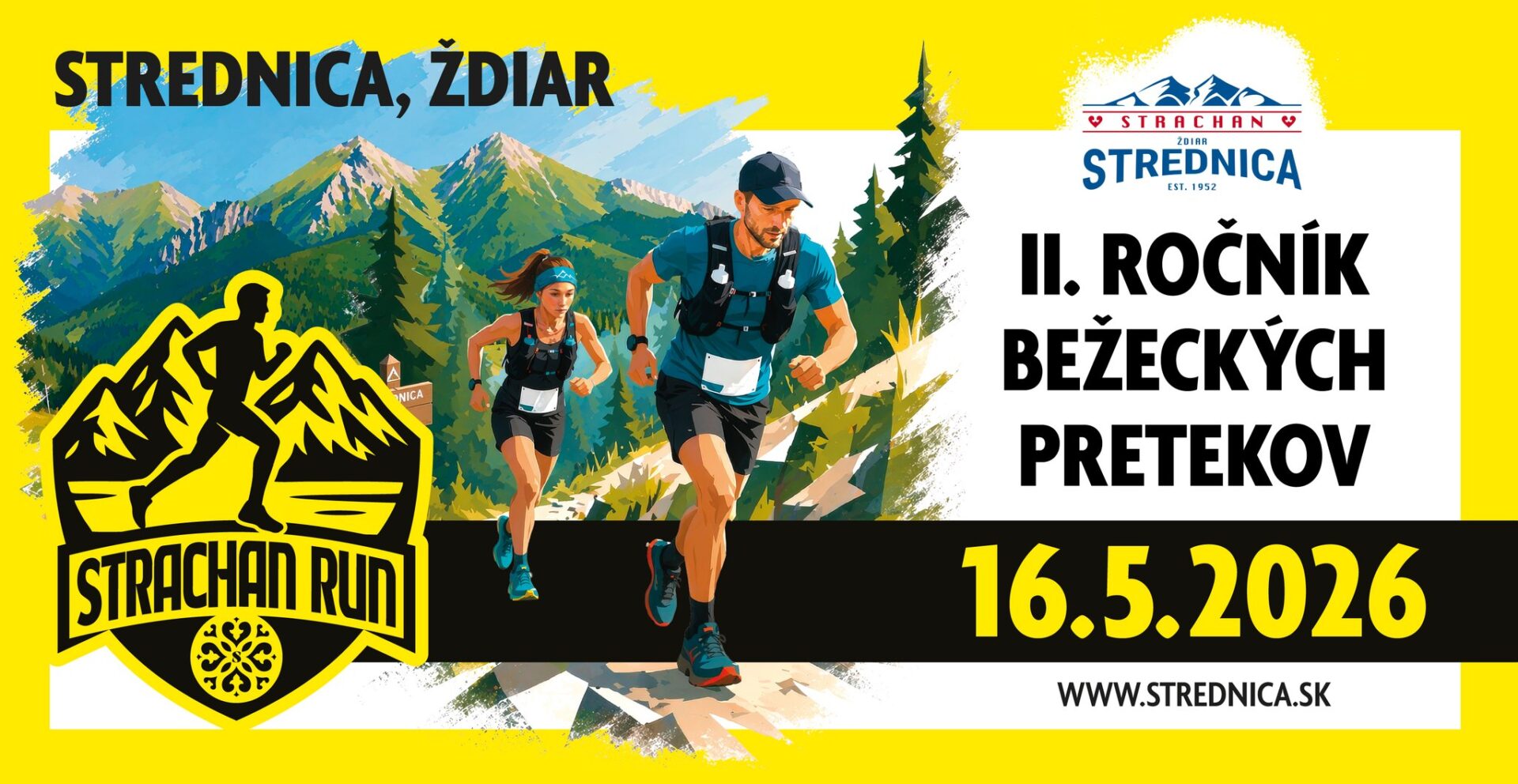 Bežecké preteky Strachan Run 2026