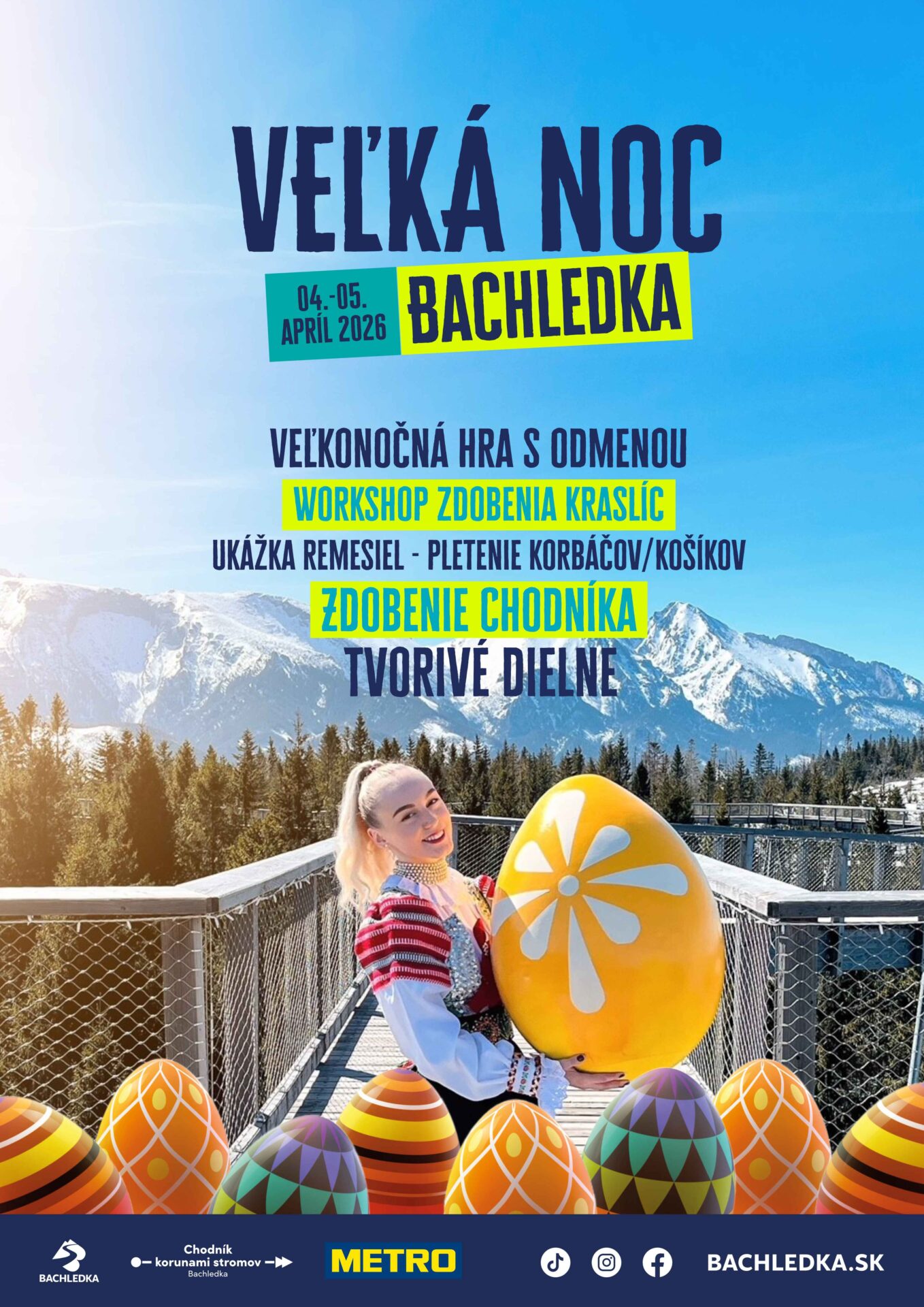 Veľká Noc v BACHLEDKE – 4.4. a 5.4.2026