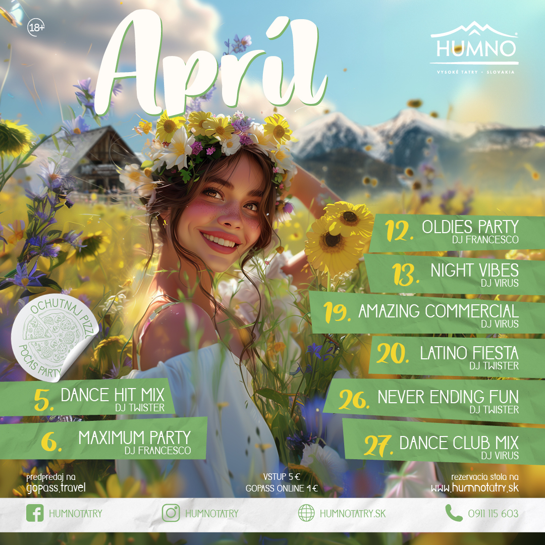 Apríl v HUMNO TATRY