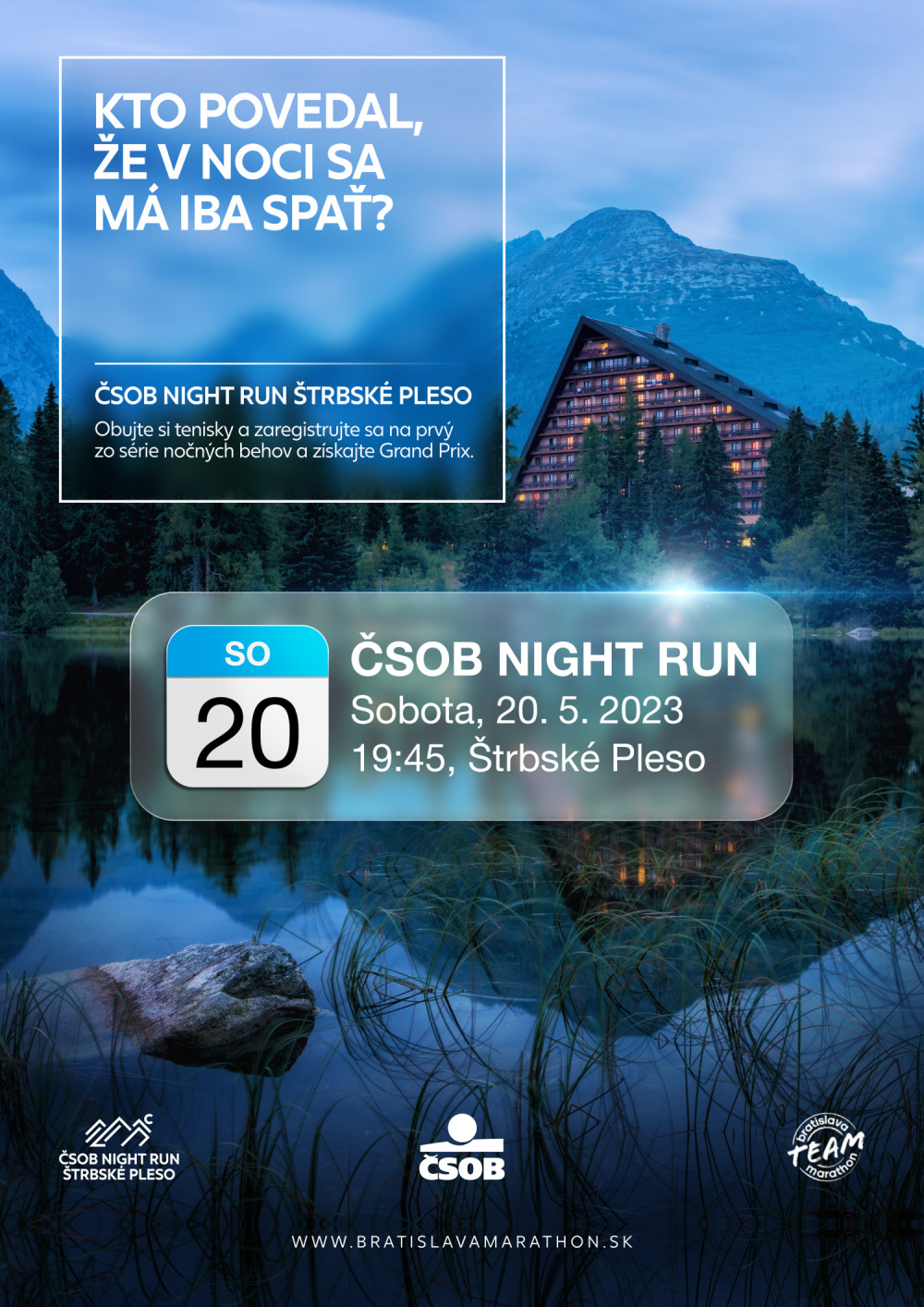 ČSOB Night Run Štrbské Pleso