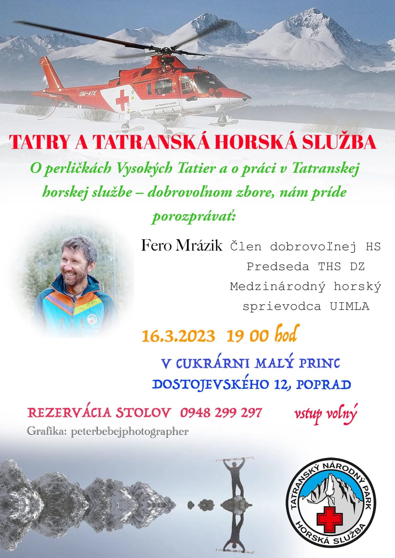 Prednáška Tatry a Tatranská horská služba