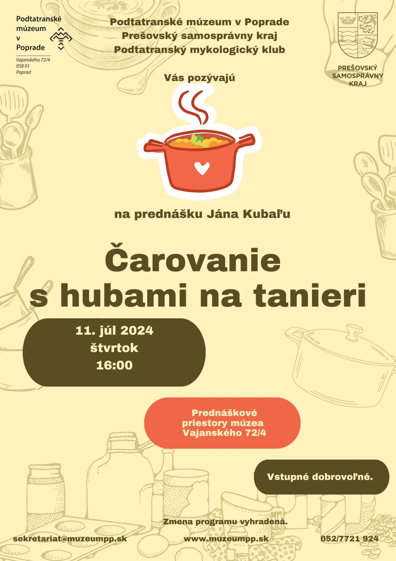 Čarovanie s hubami na tanieri