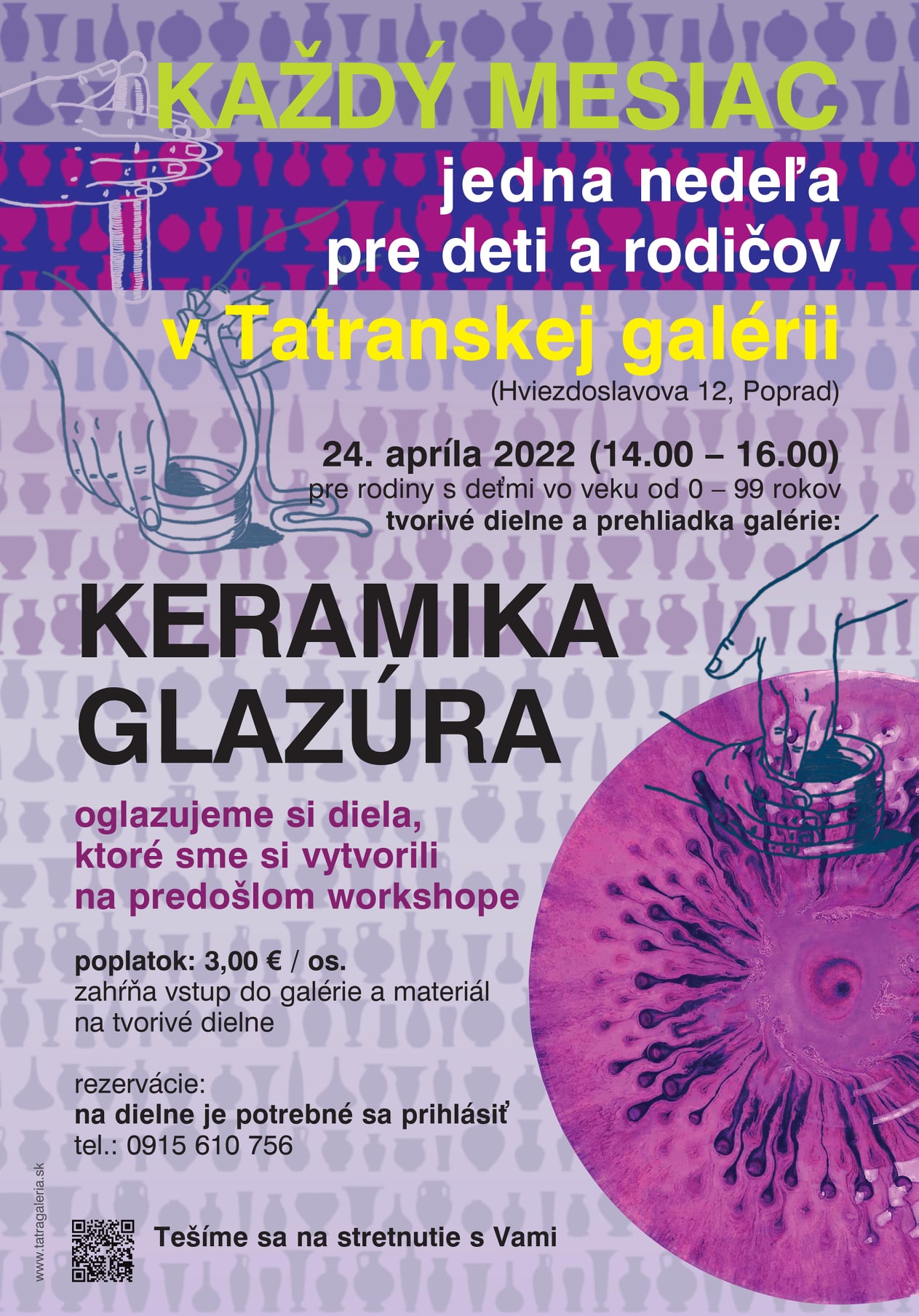 Tvorivé dielne – Keramika, glazúra