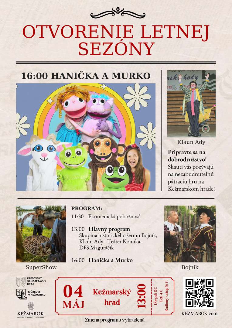 Otvorenie letnej sezóny na Kežmarskom hrade