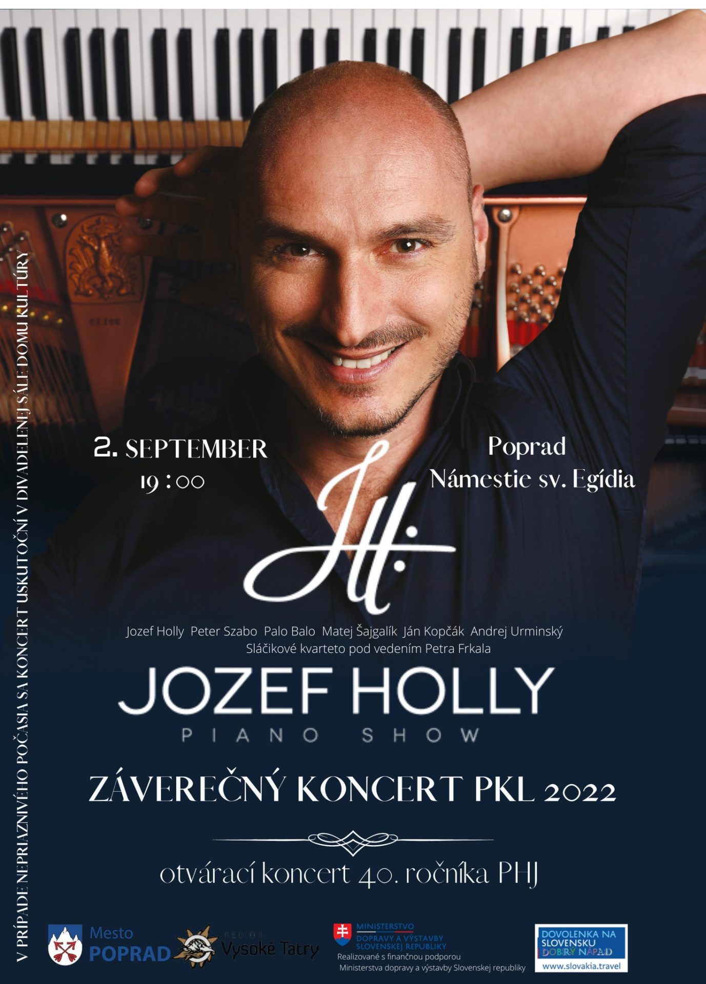 Záverečný koncert PKL – Jozef Hollý Piano Show