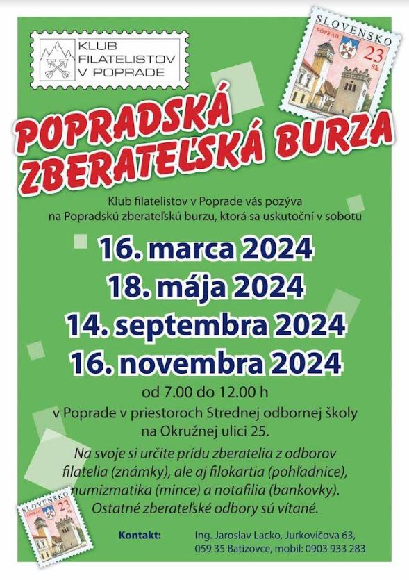 Popradská zberateľská burza September 2024