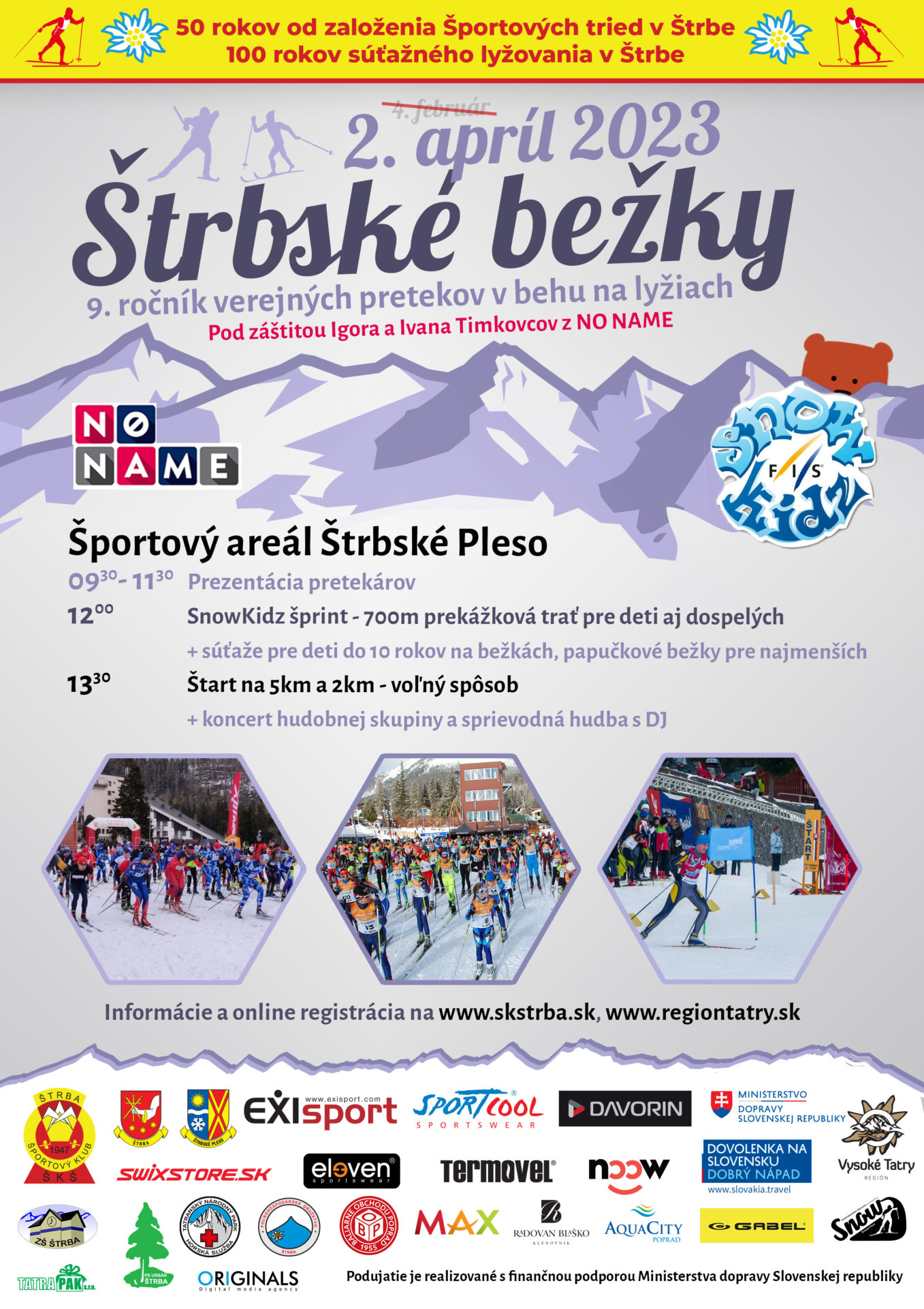 Štrbské bežky 2023 – presunuté zo 4.2.2023