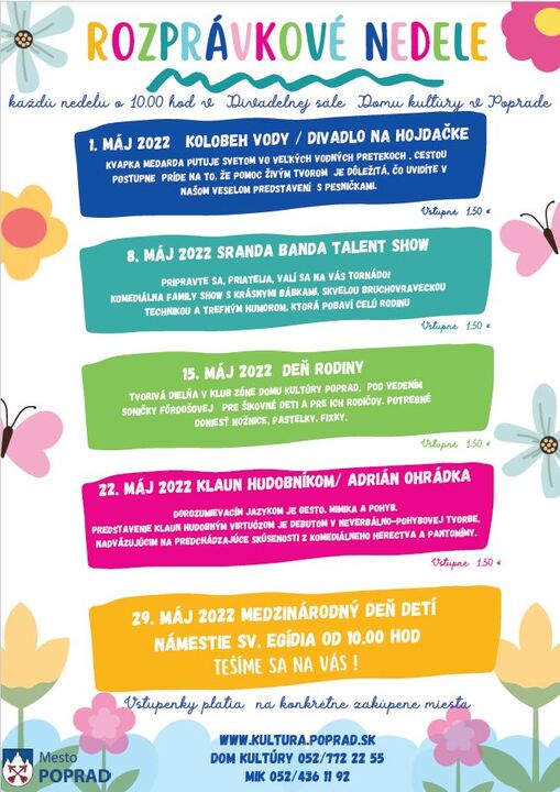 Rozprávkové nedele – Pre deti Deň rodiny