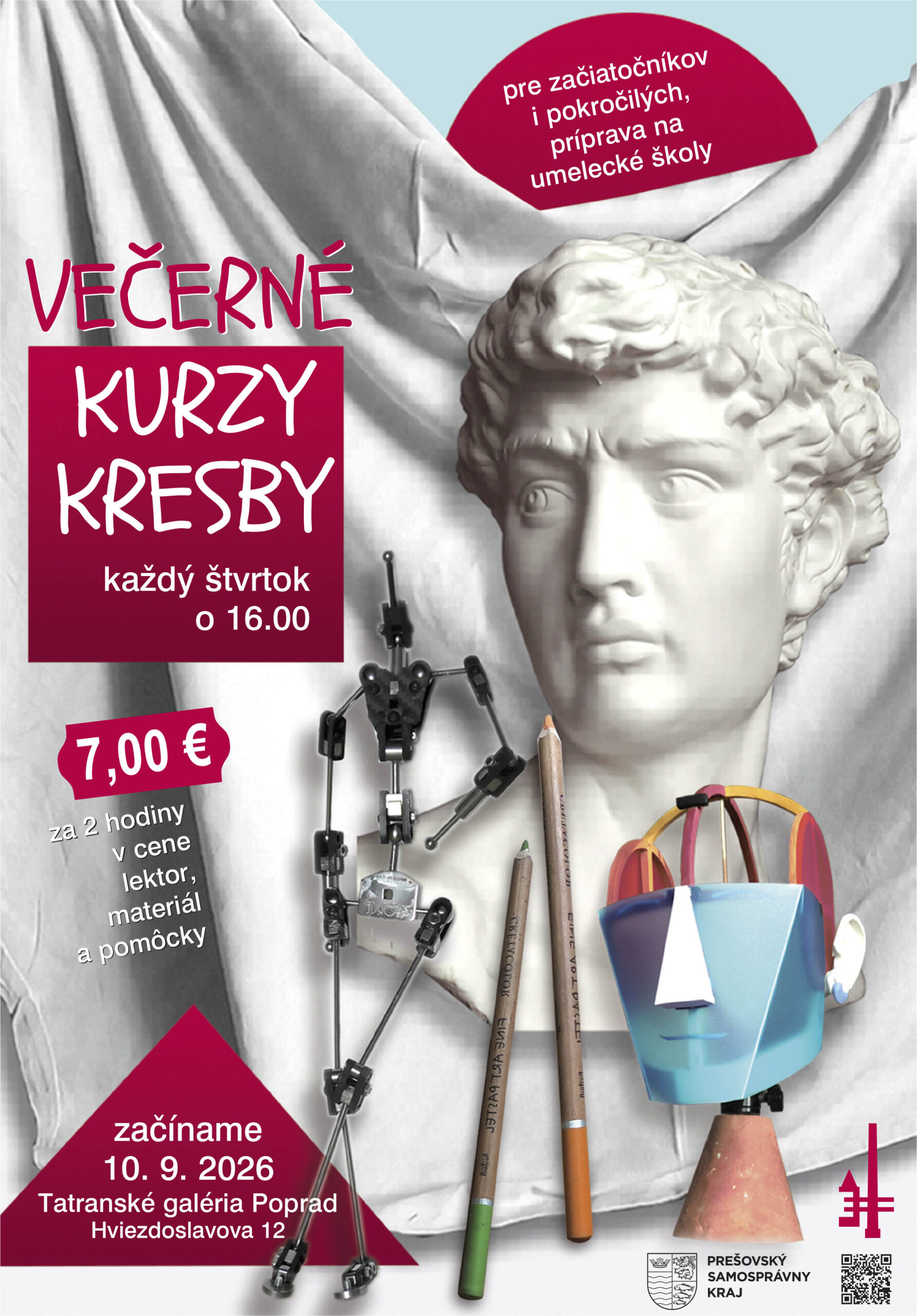 Večerný kurz kresby