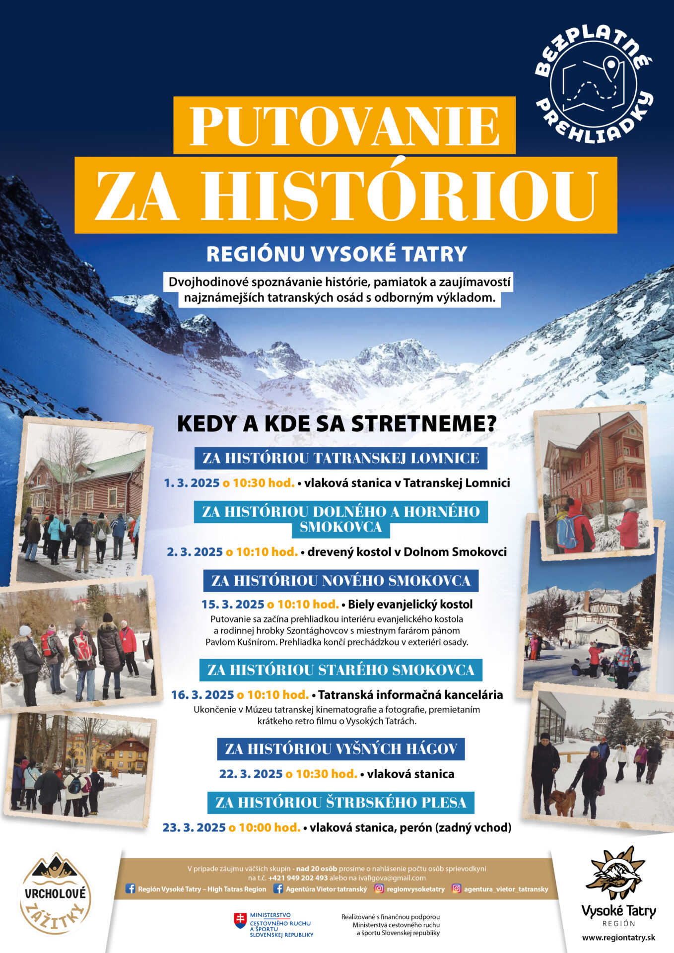 PUTOVANIE ZA HISTÓRIOU REGIÓNU VYSOKÉ TATRY – ŠTRBSKÉ PLESO