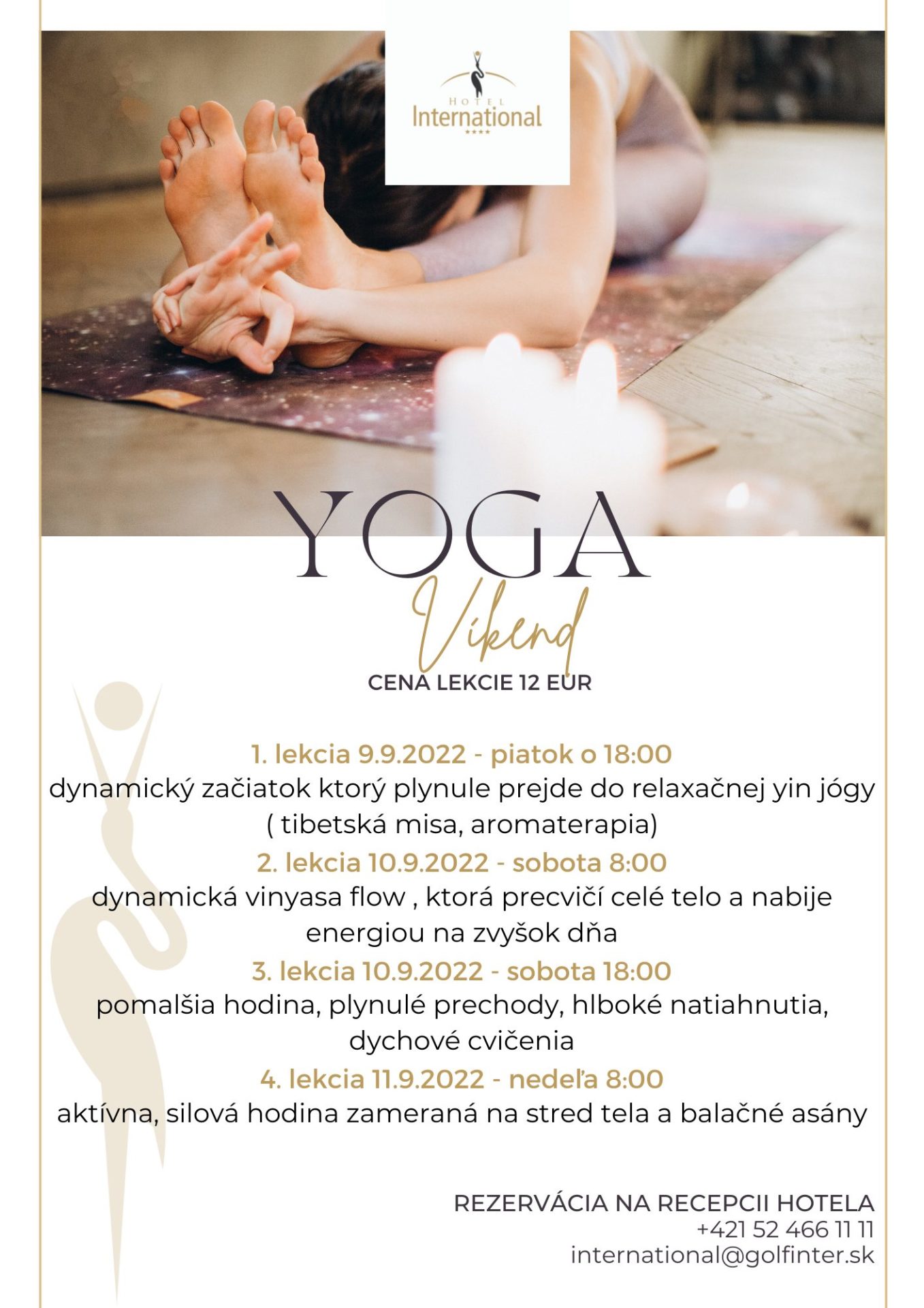 YOGA VÍKEND V TATRÁCH