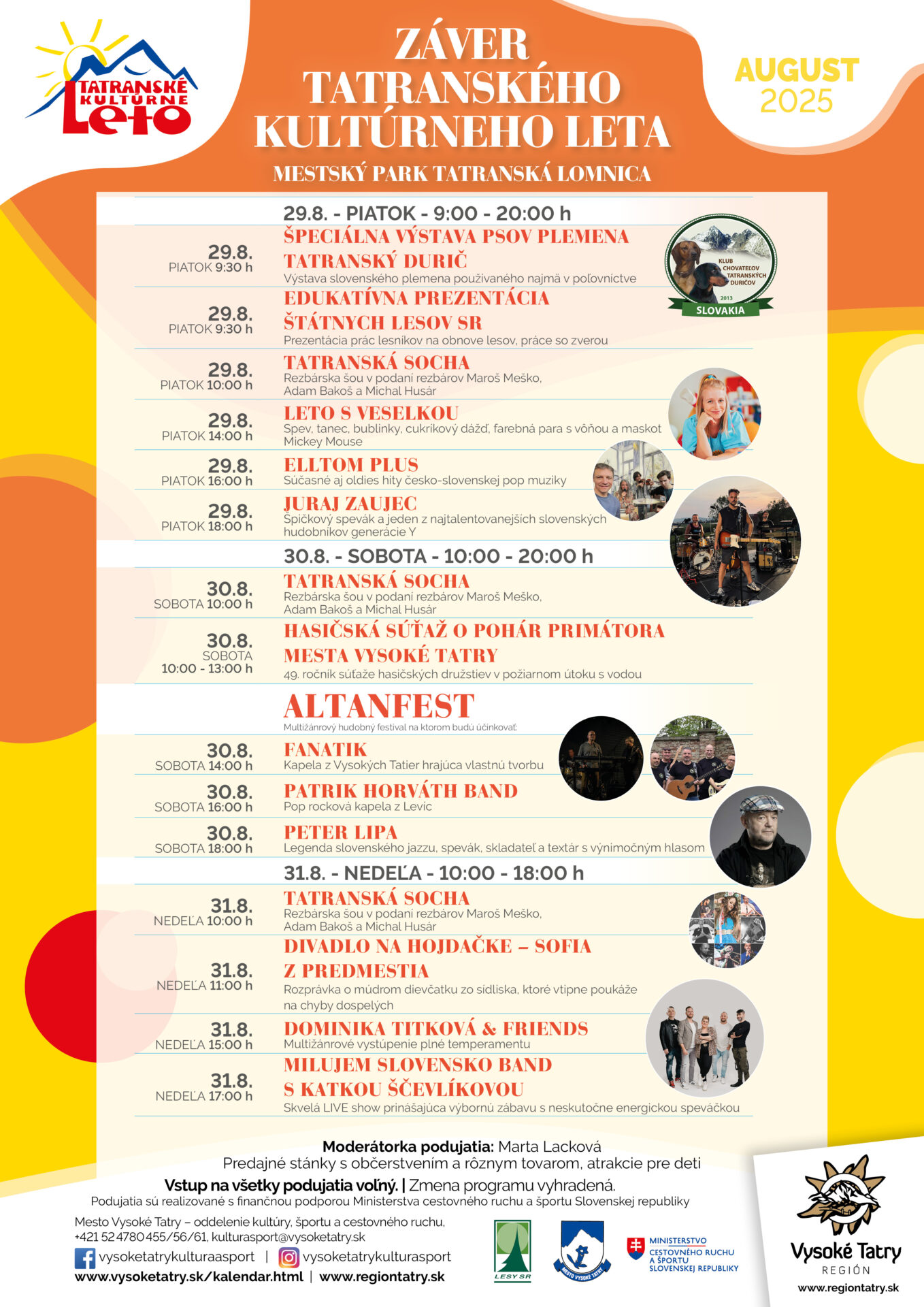 Záver Tatranského kultúrneho leta v Mestskom parku v Tatranskej Lomnici – ALTANFEST
