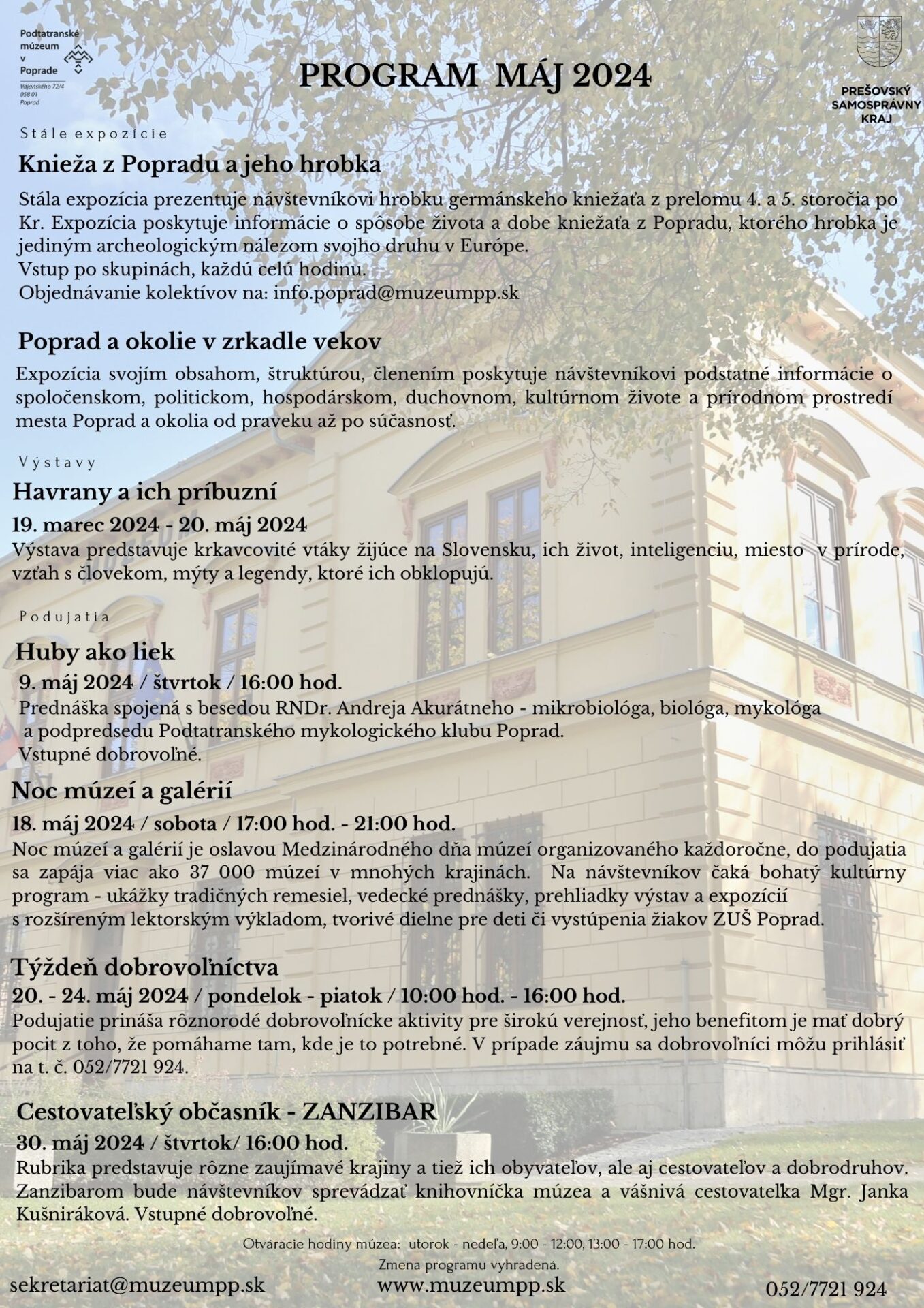 NOC MÚZEÍ A GALÉRIÍ