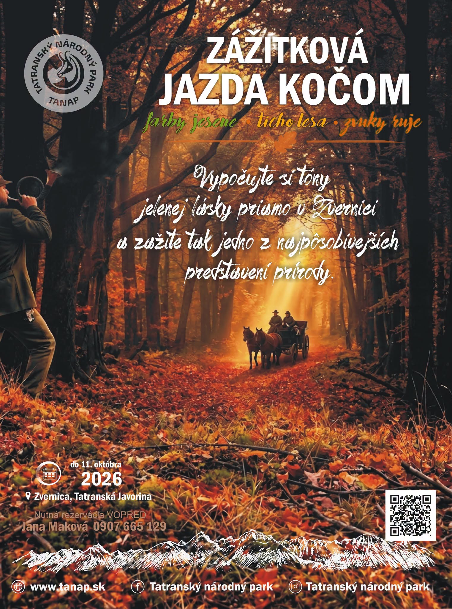 Zážitková jazda kočom v Zvernici