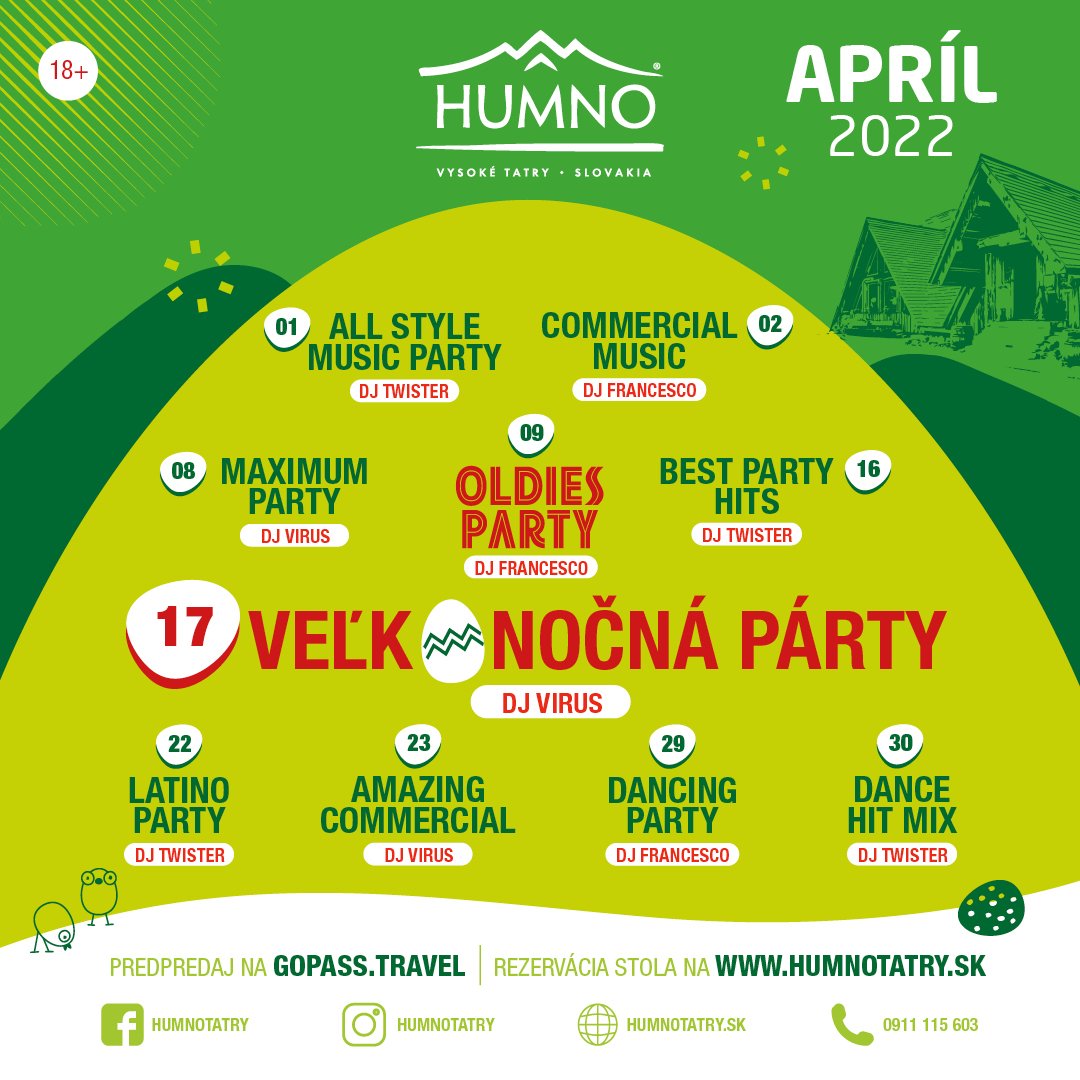 Best party hits v Humno Tatry