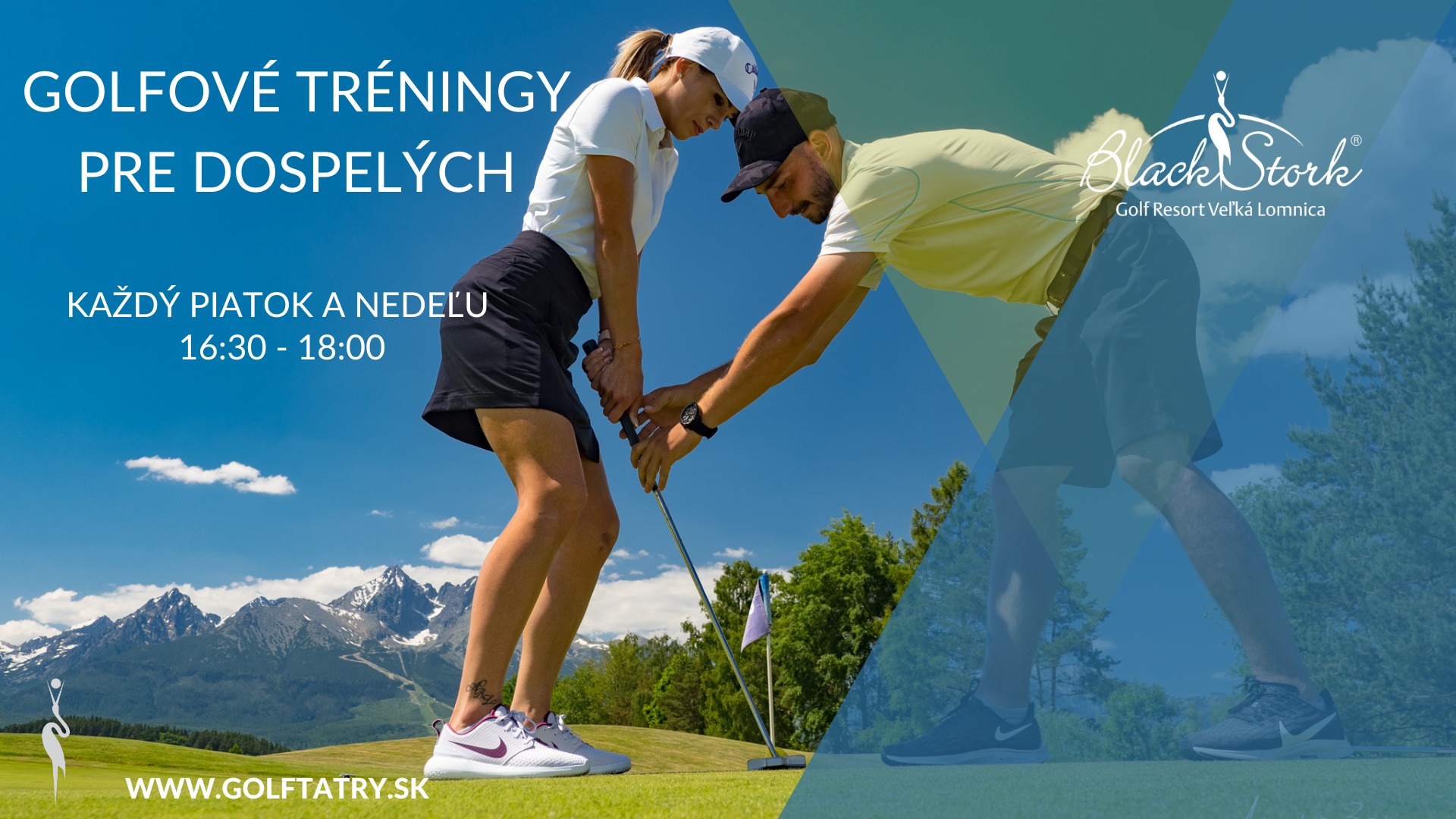 Golfové tréningy pre dospelých