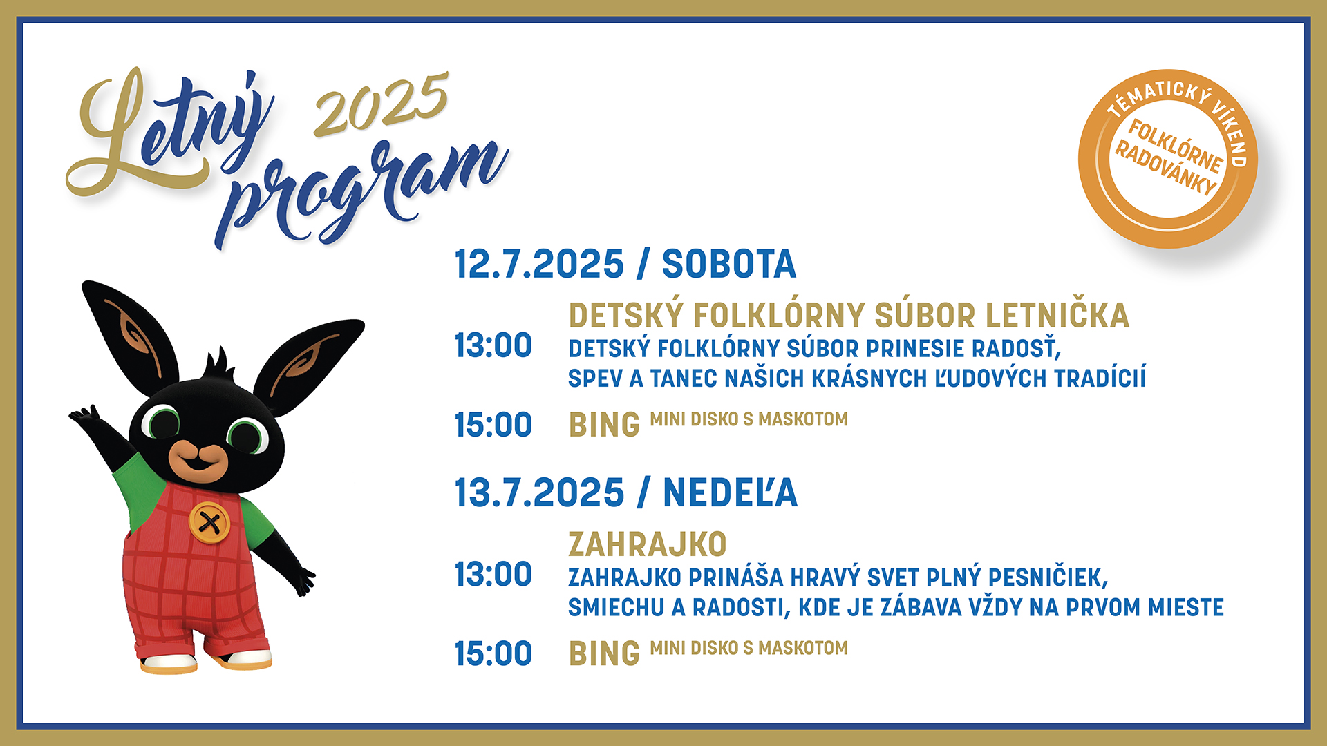 Letný program v AquaCity Poprad