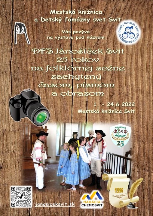 Výstava – 25 rokov folklórneho súboru Jánošíček na scéne
