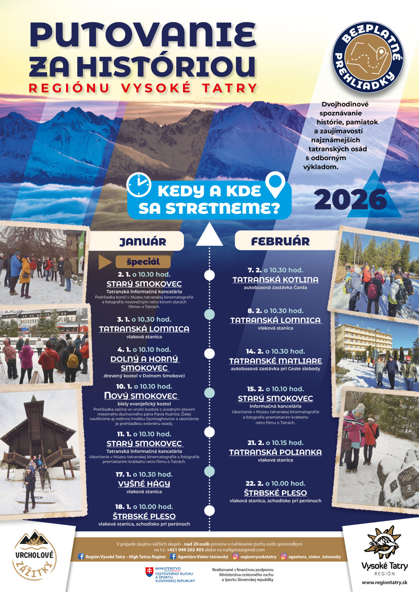 PUTOVANIE ZA HISTÓRIOU REGIÓNU VYSOKÉ TATRY – TATRANSKÉ MATLIARE