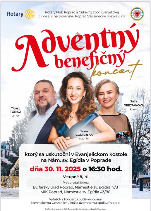 ADVENTNÝ BENEFIČNÝ KONCERT