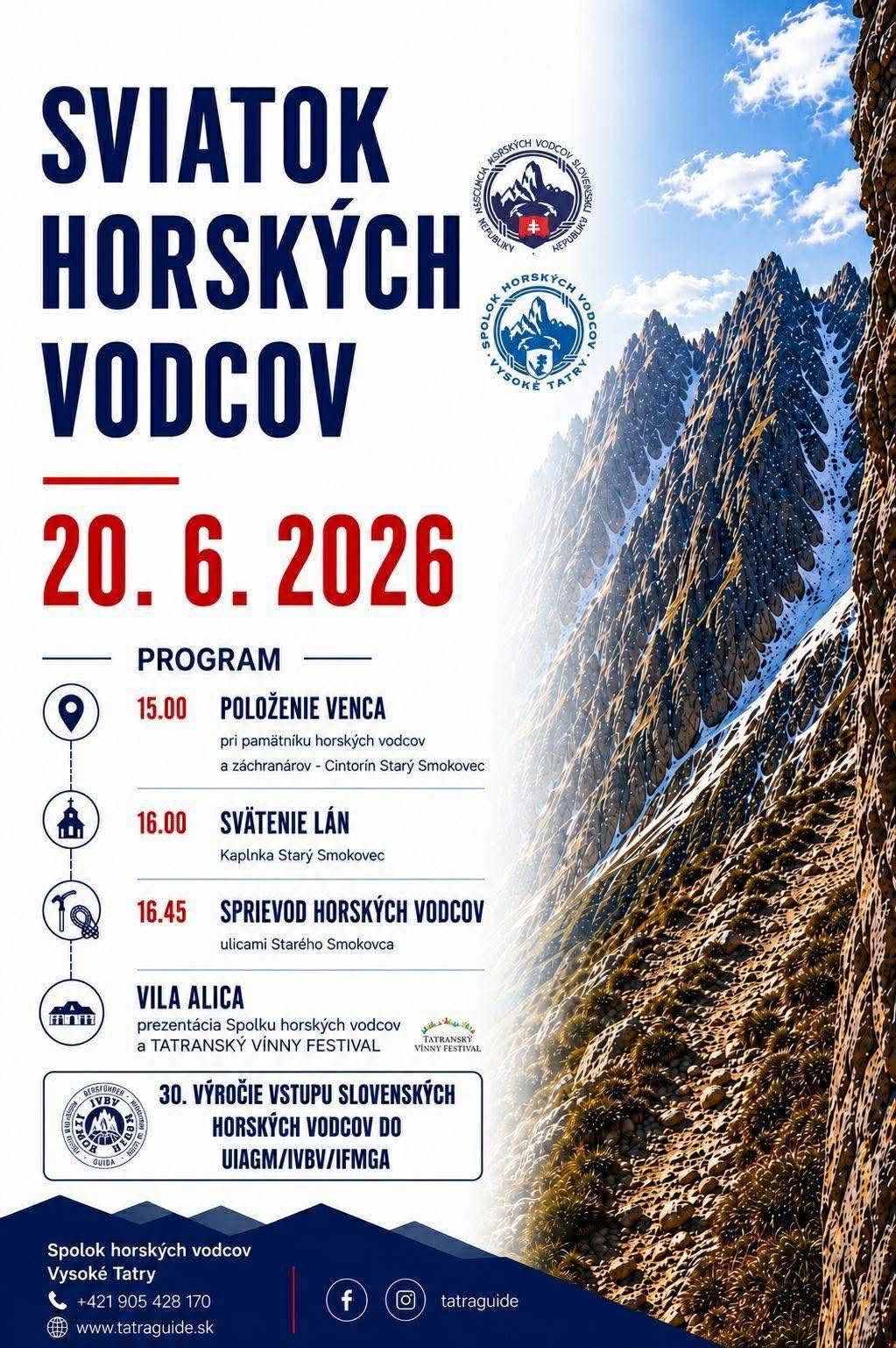 Sviatok horských vodcov 2026