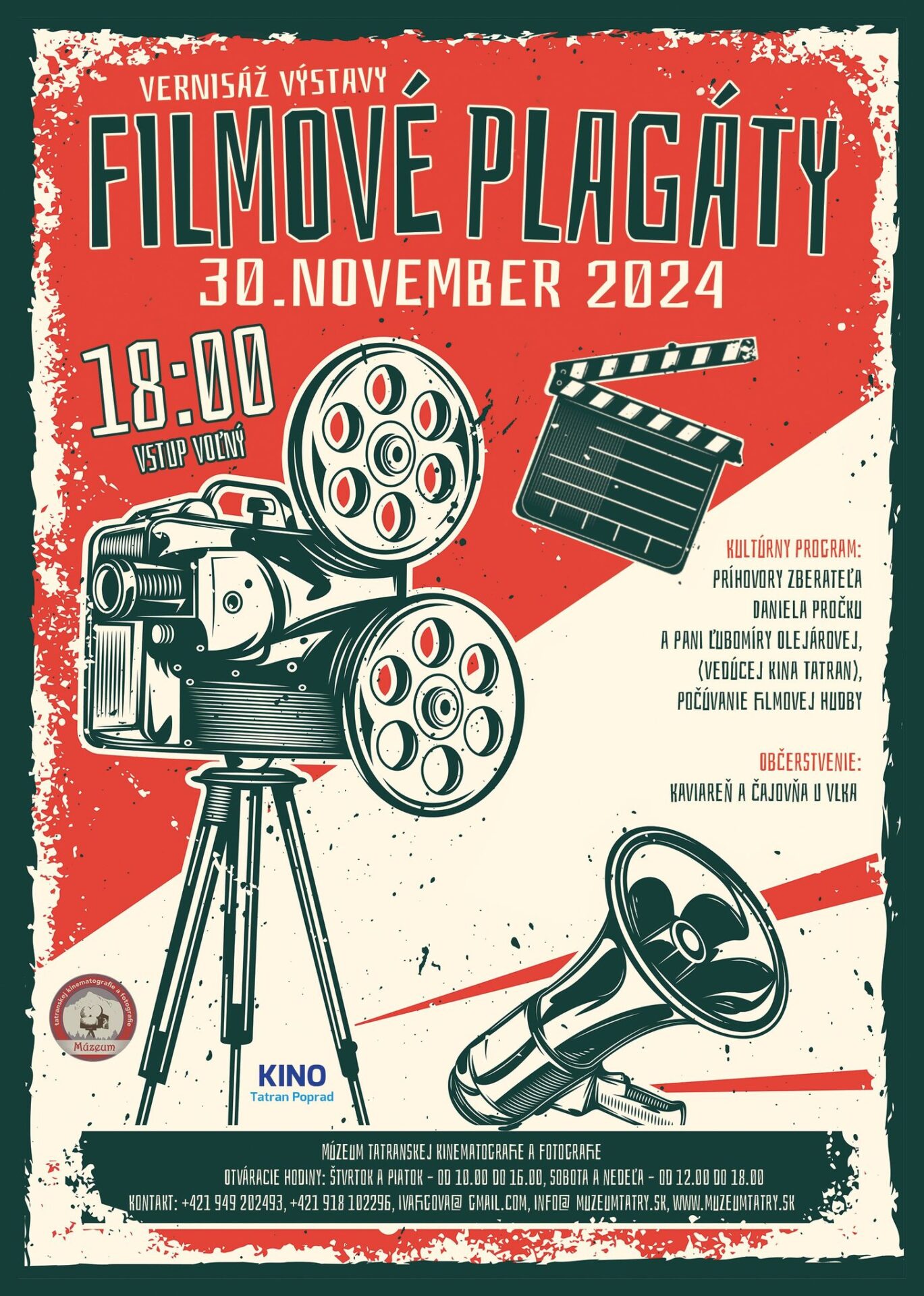 Vernisáž výstavy Filmové plagáty