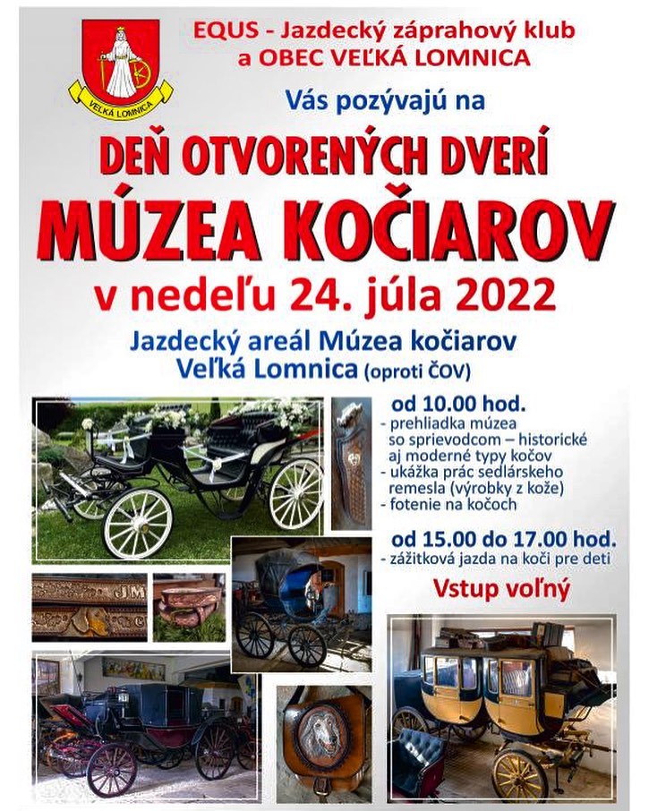 Deň otvorených dverí v Múzeu kočiarov