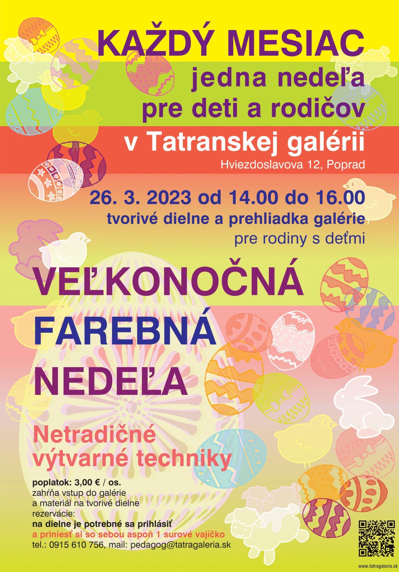 Tvorivé dielne – Veľkonočná farebná nedeľa