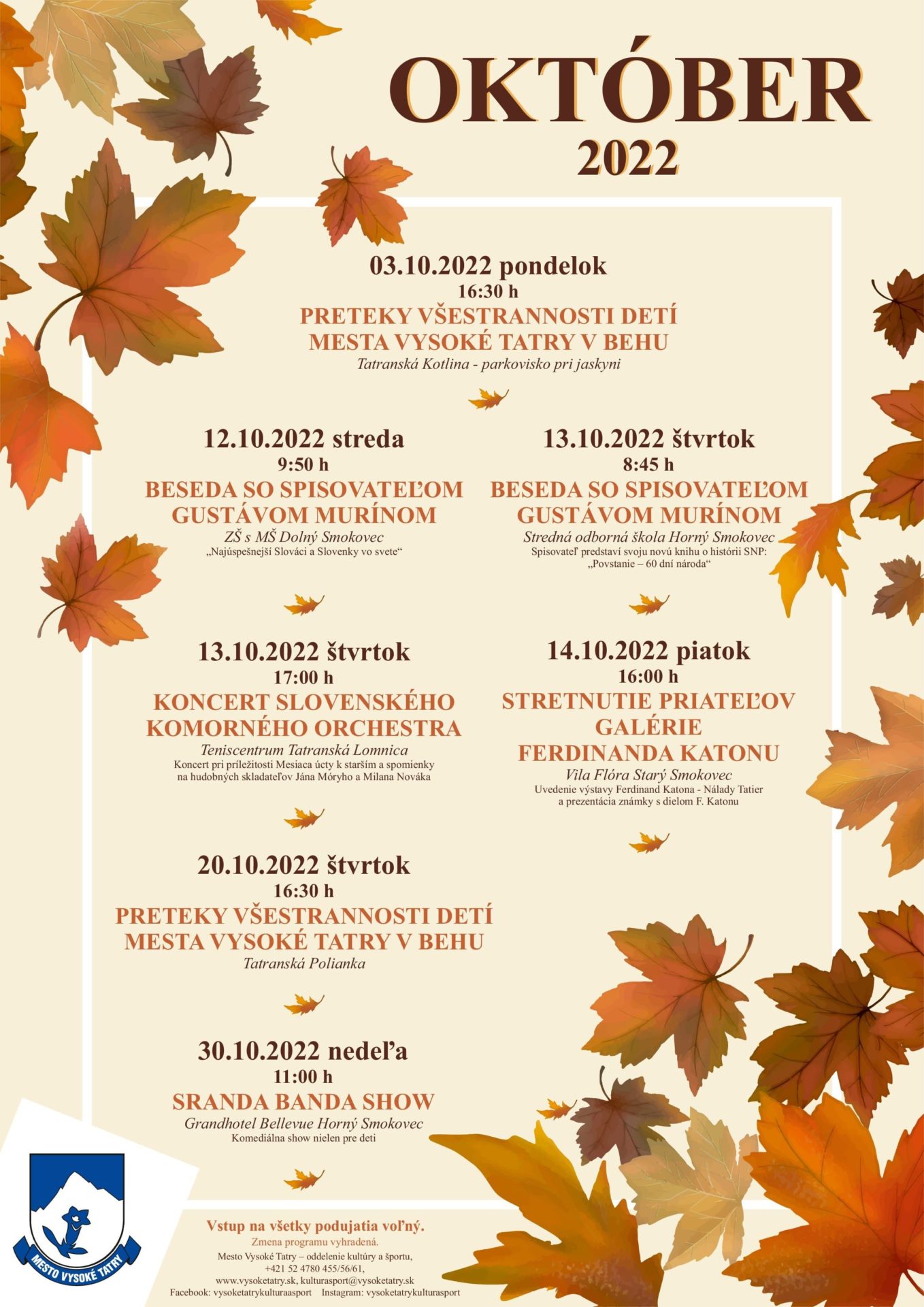 Bežecká juniorská tatranská liga – 2.kolo