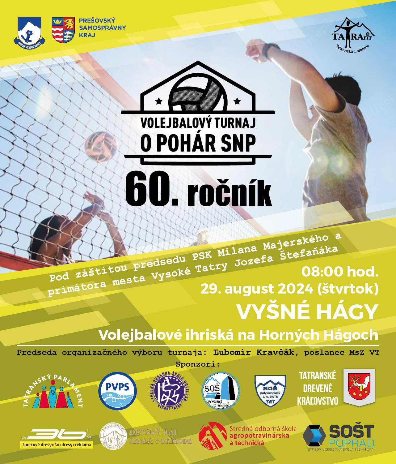 Volejbalový turnaj o pohár SNP – 60. ročník