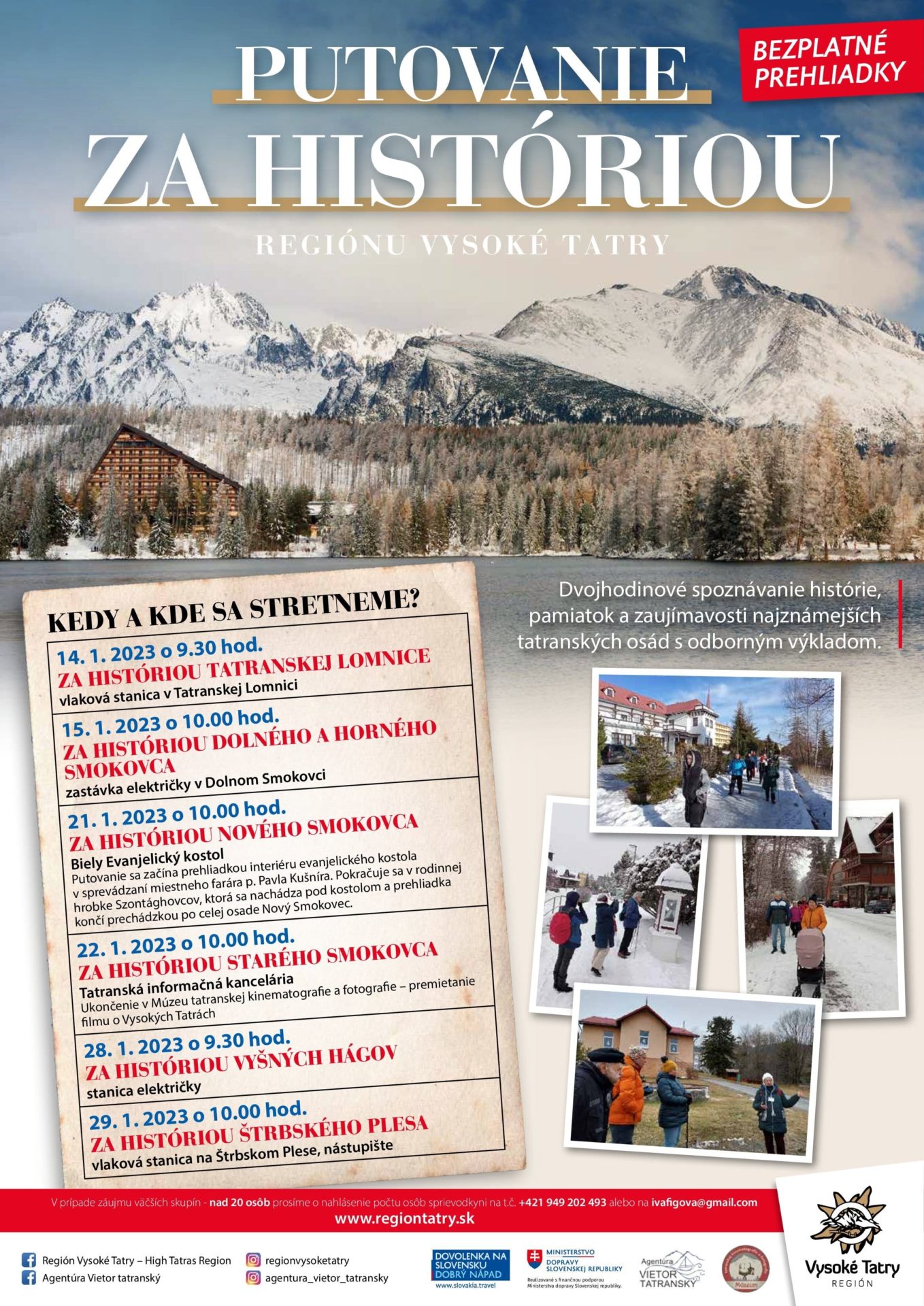 PUTOVANIE ZA HISTÓRIOU REGIÓNU VYSOKÉ TATRY – VYŠNÉ HÁGY