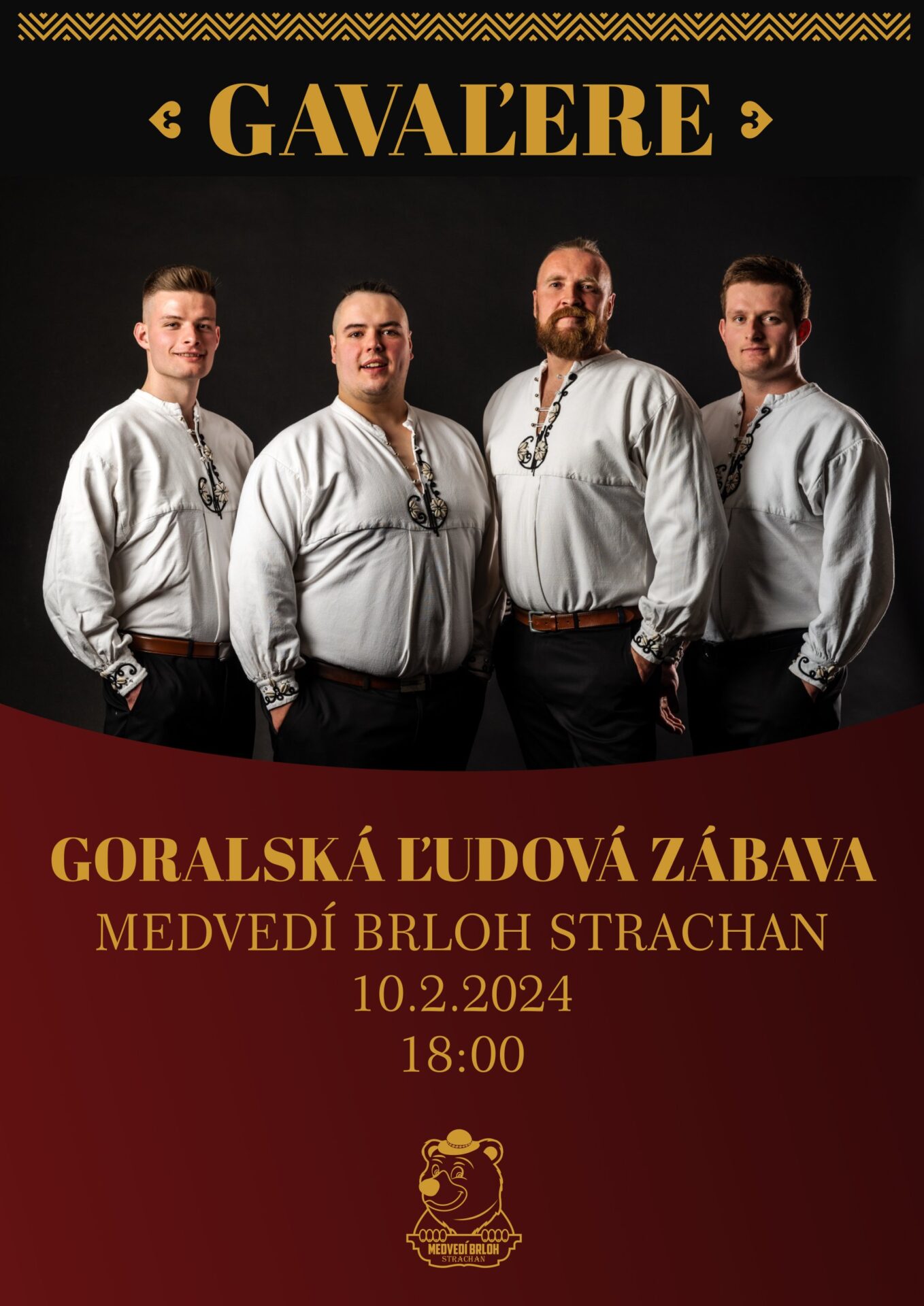 Goralská ľudová zábava s GAVAĽERE