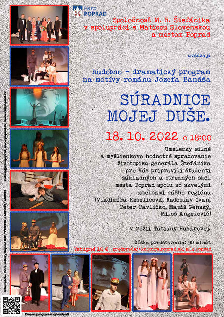 Divadelné predstavenie Súradnice mojej duše