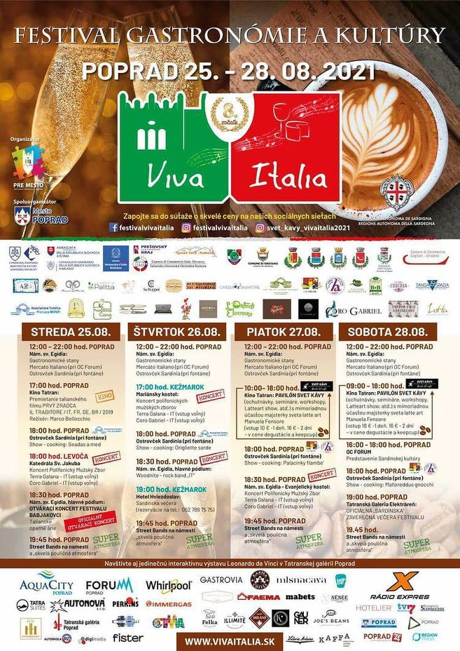 Festival gastronómie a kultúry VIVA ITALIA – koncert Woodnite