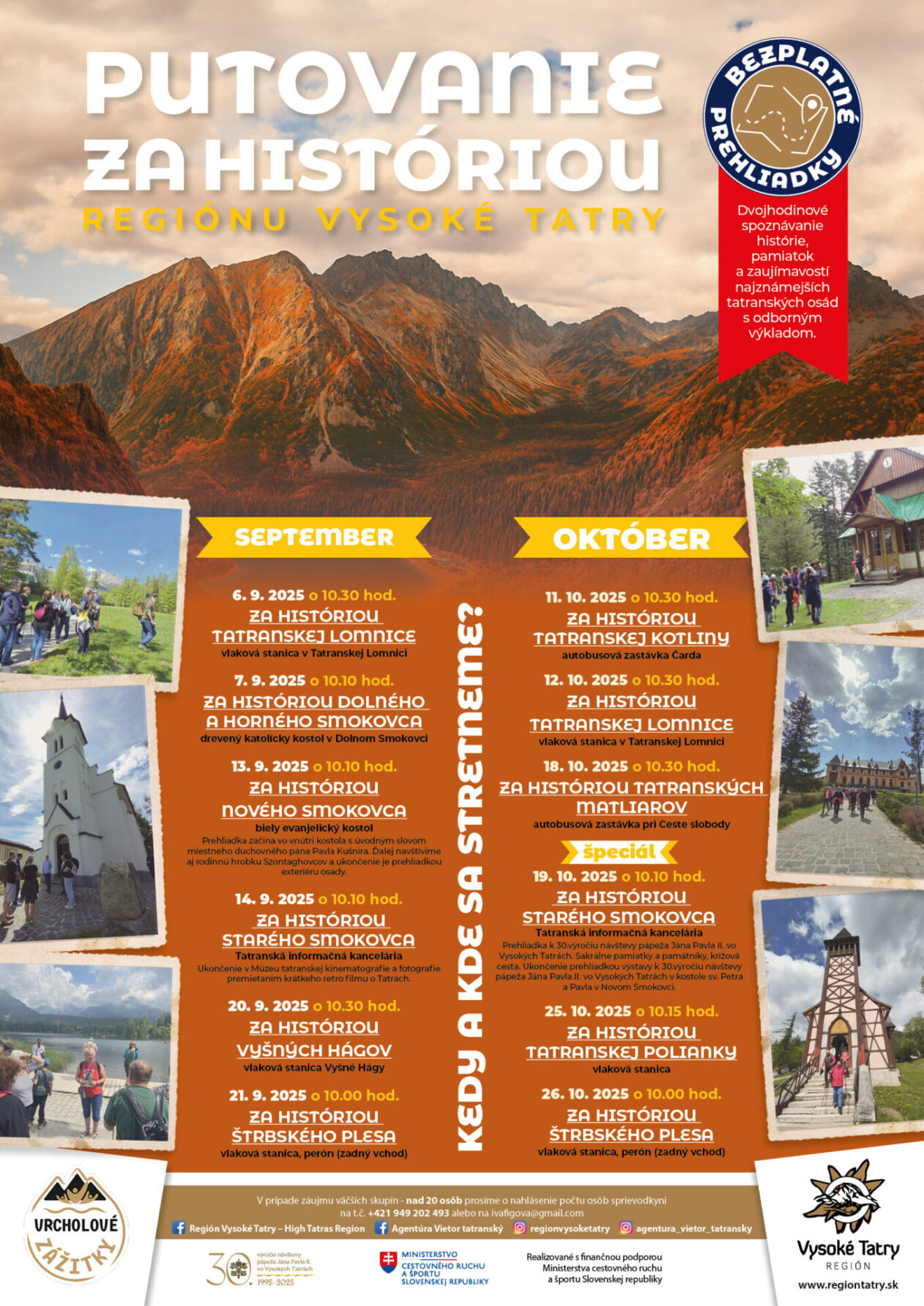 PUTOVANIE ZA HISTÓRIOU REGIÓNU VYSOKÉ TATRY – STARÝ SMOKOVEC