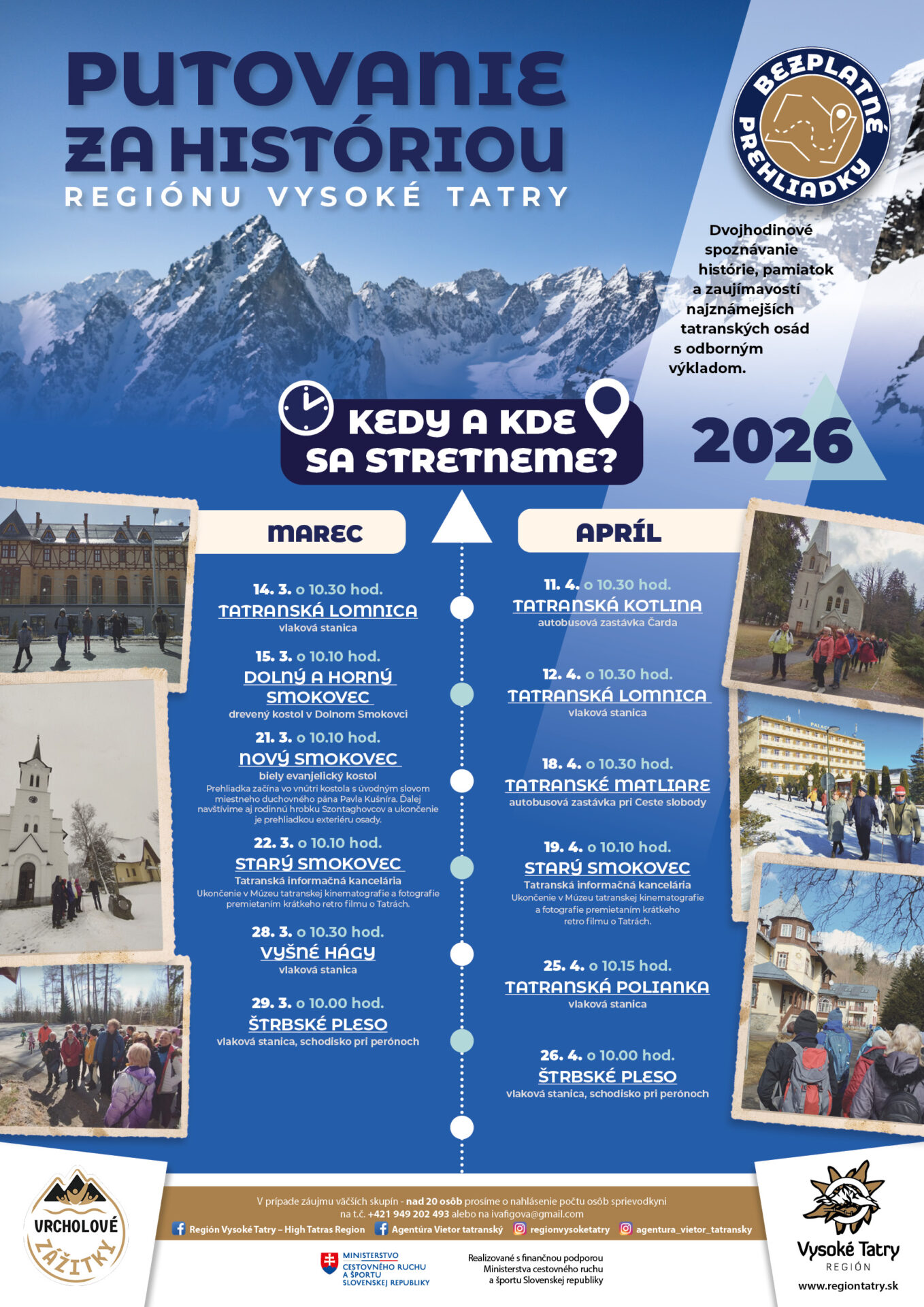 PUTOVANIE ZA HISTÓRIOU REGIÓNU VYSOKÉ TATRY – VYŠNÉ HÁGY