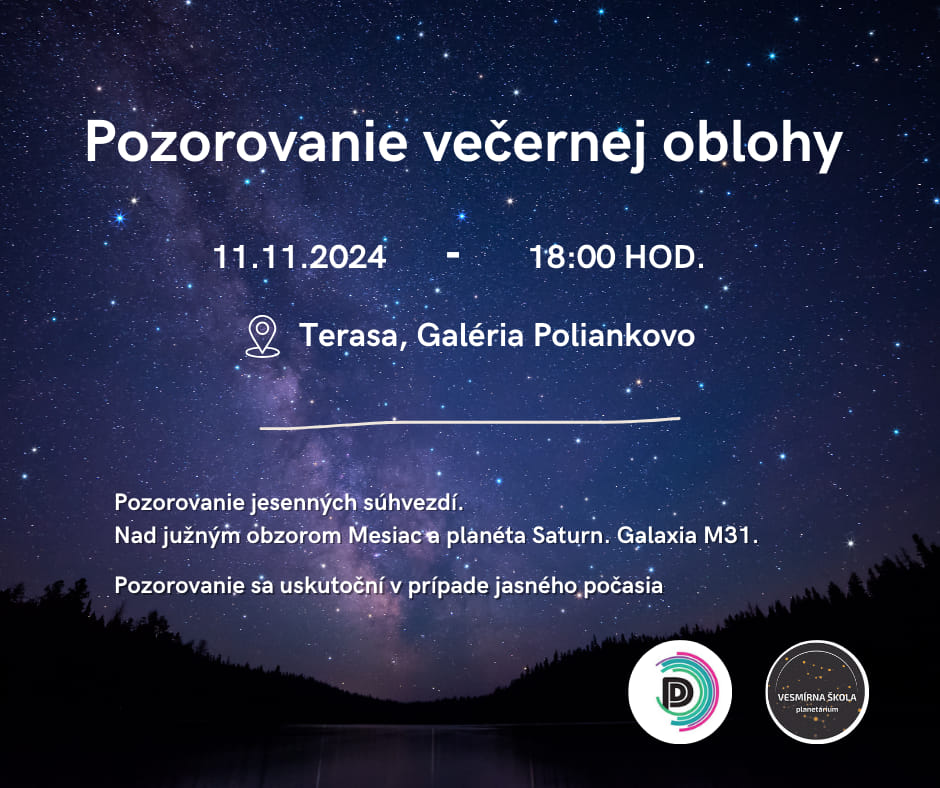 Pozorovanie večernej oblohy