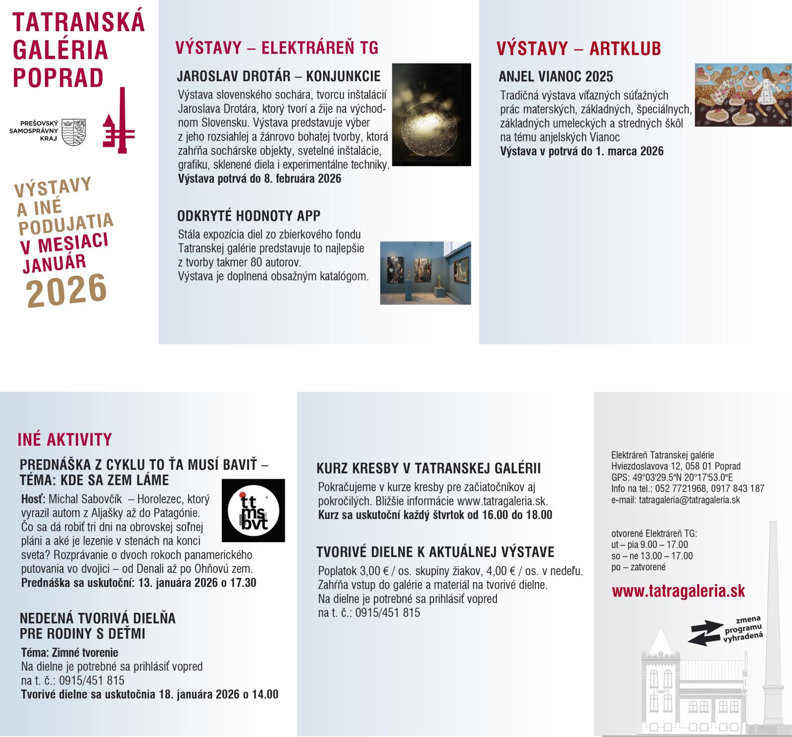 Zimná farebná nedeľa-  tvorivé dielne