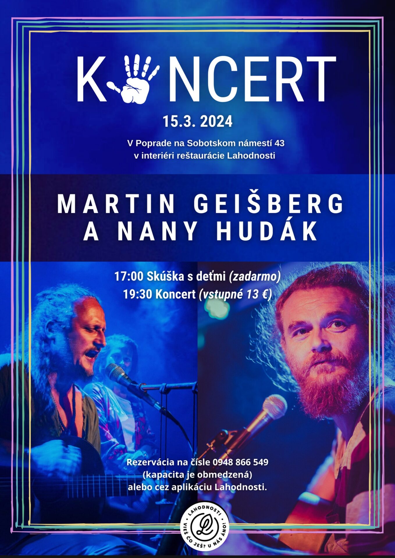 Koncert Martin Geišberg + Nany Hudák