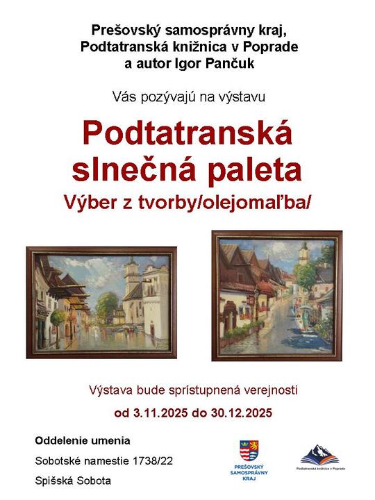 Podtatranská slnečná paleta – Igor Pančuk