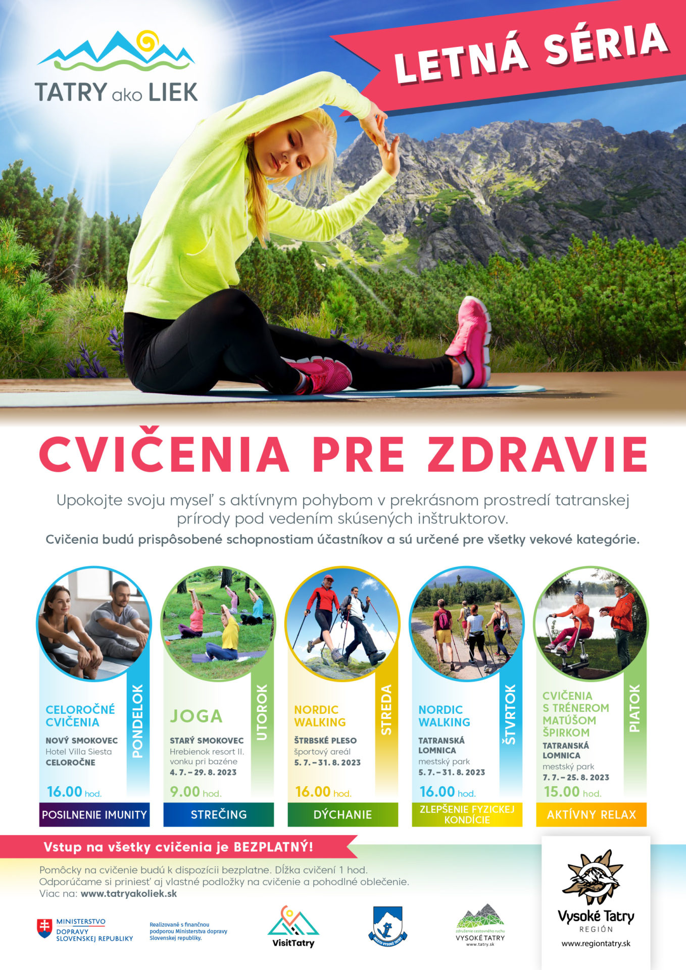 Tatry ako liek – NORDIC WALKING