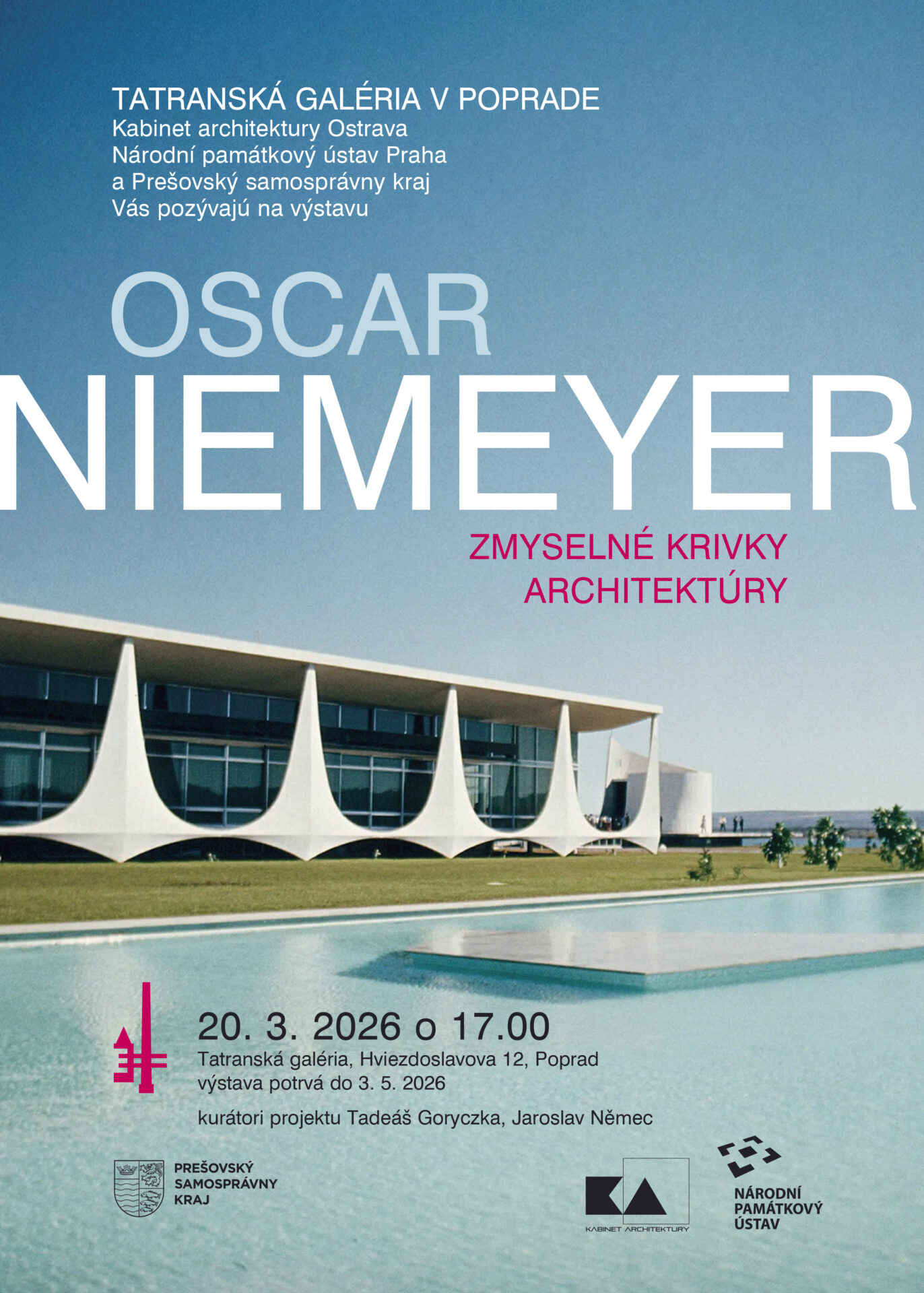 Výstava Oscar Niemeyer– Zmyselné krivky architektúry