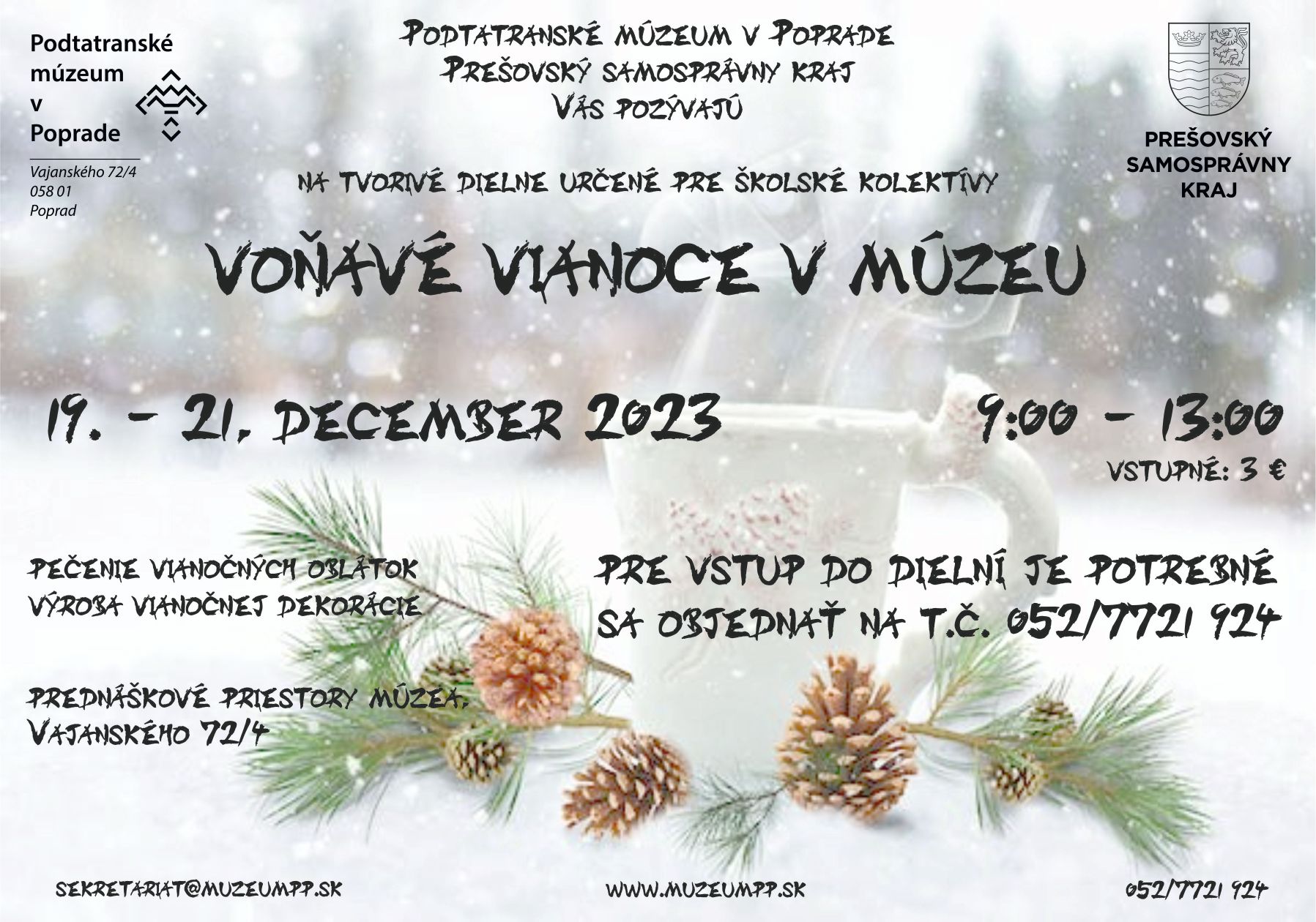 Voňavé Vianoce v múzeu