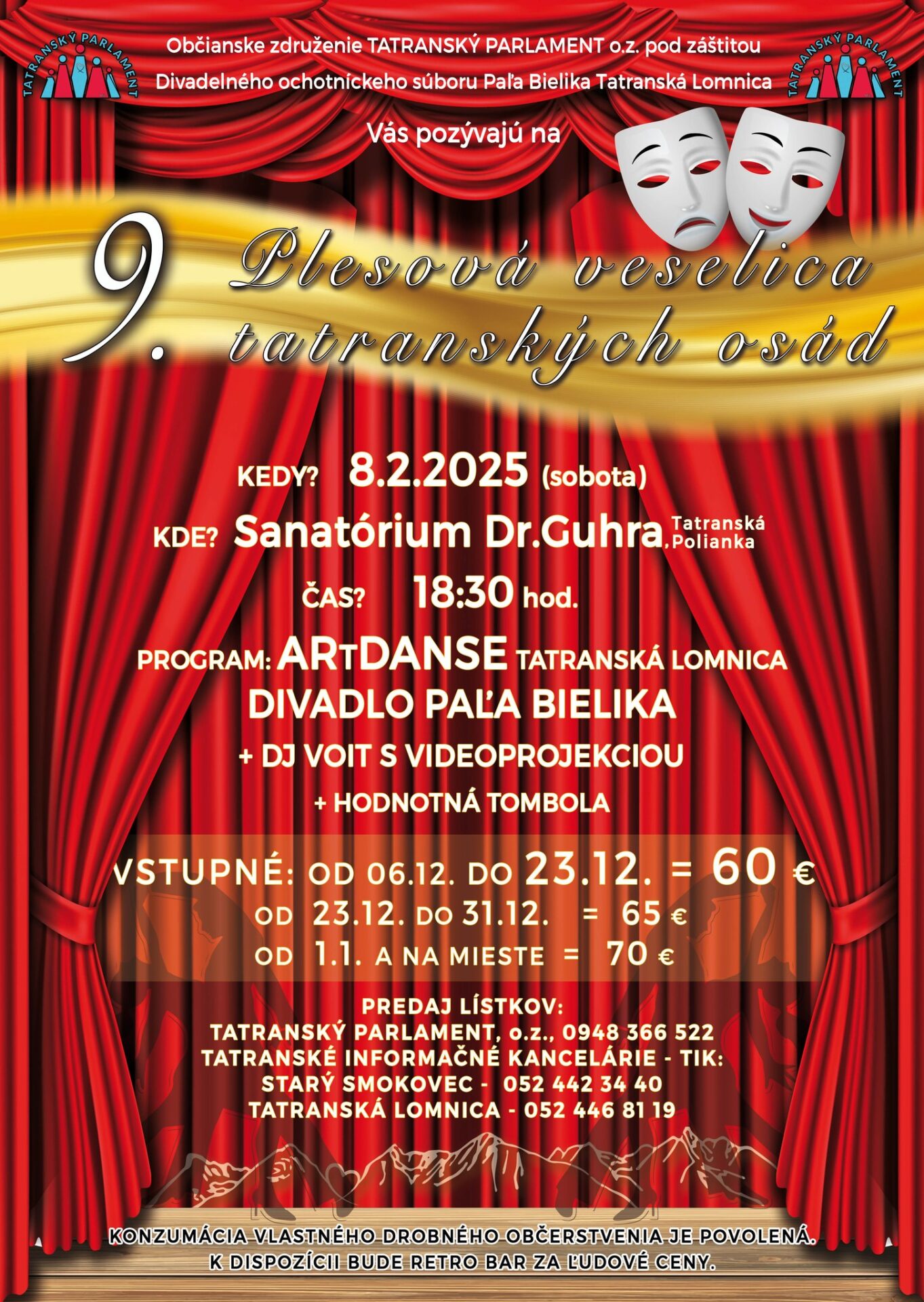 9. Plesová veselica tatranských osád