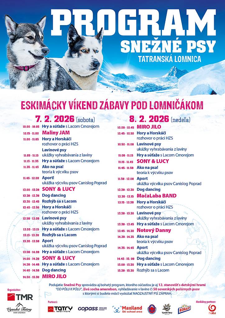Snežné psy 2026
