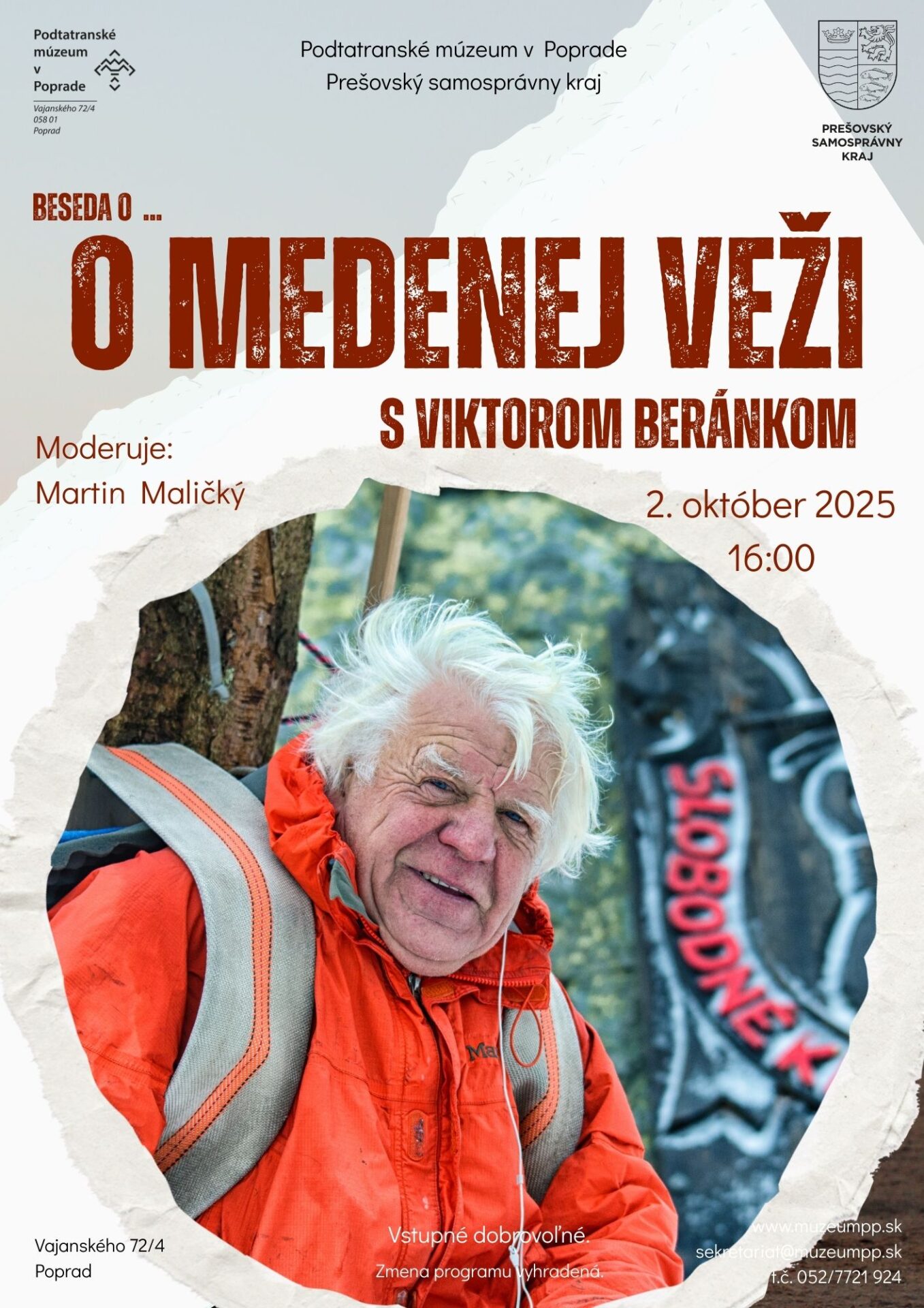 O MEDENEJ VEŽI – BESEDA S VIKTOROM BERÁNKOM